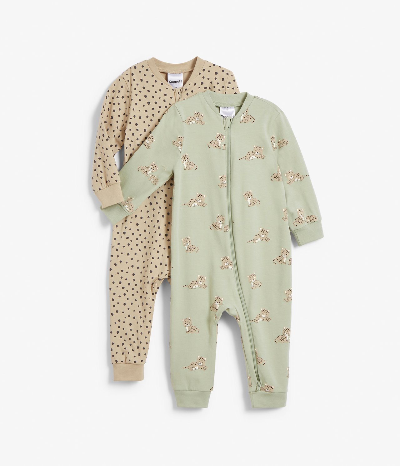 Pyjama, 2 kpl. Vihreä - null - 3