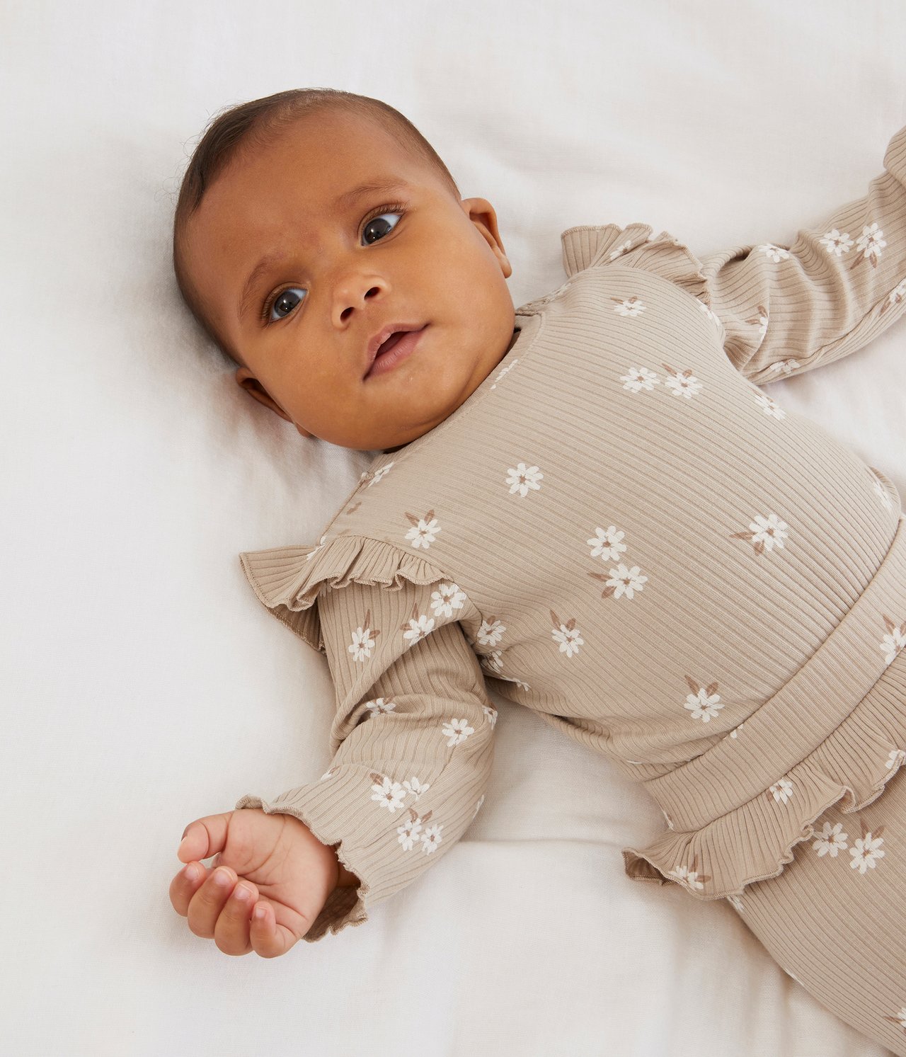Ribbad body - Beige - 1