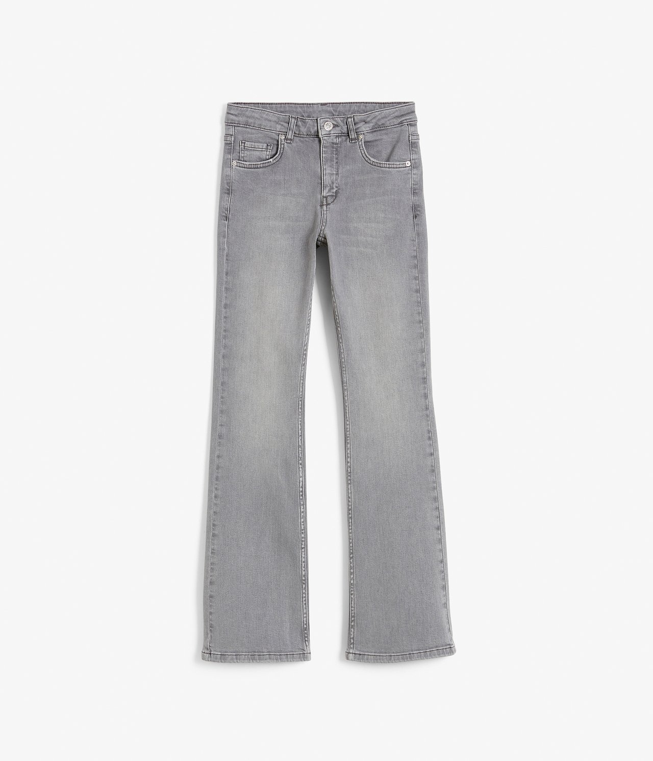 Bootcut-malliset farkut - Hopeanharmaa - 6
