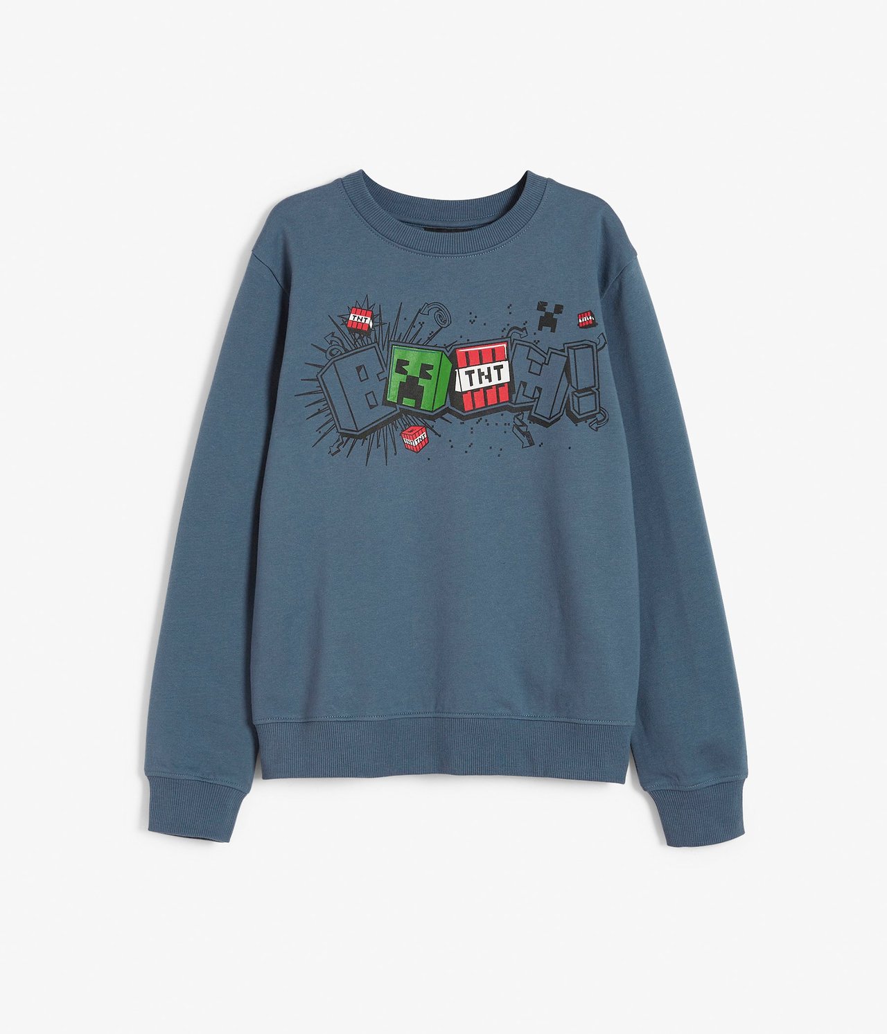 Sweatshirt Minecraft Blå - null - 1