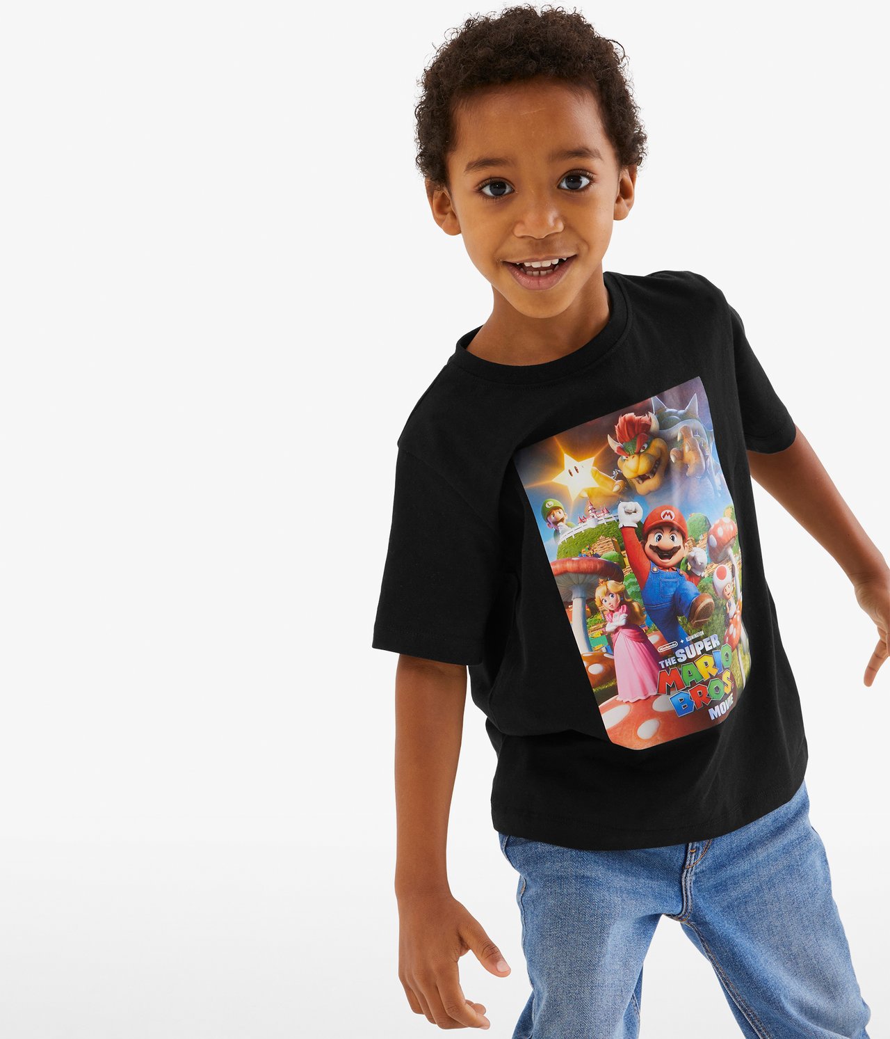 T-shirt Super Mario - Svart - 1