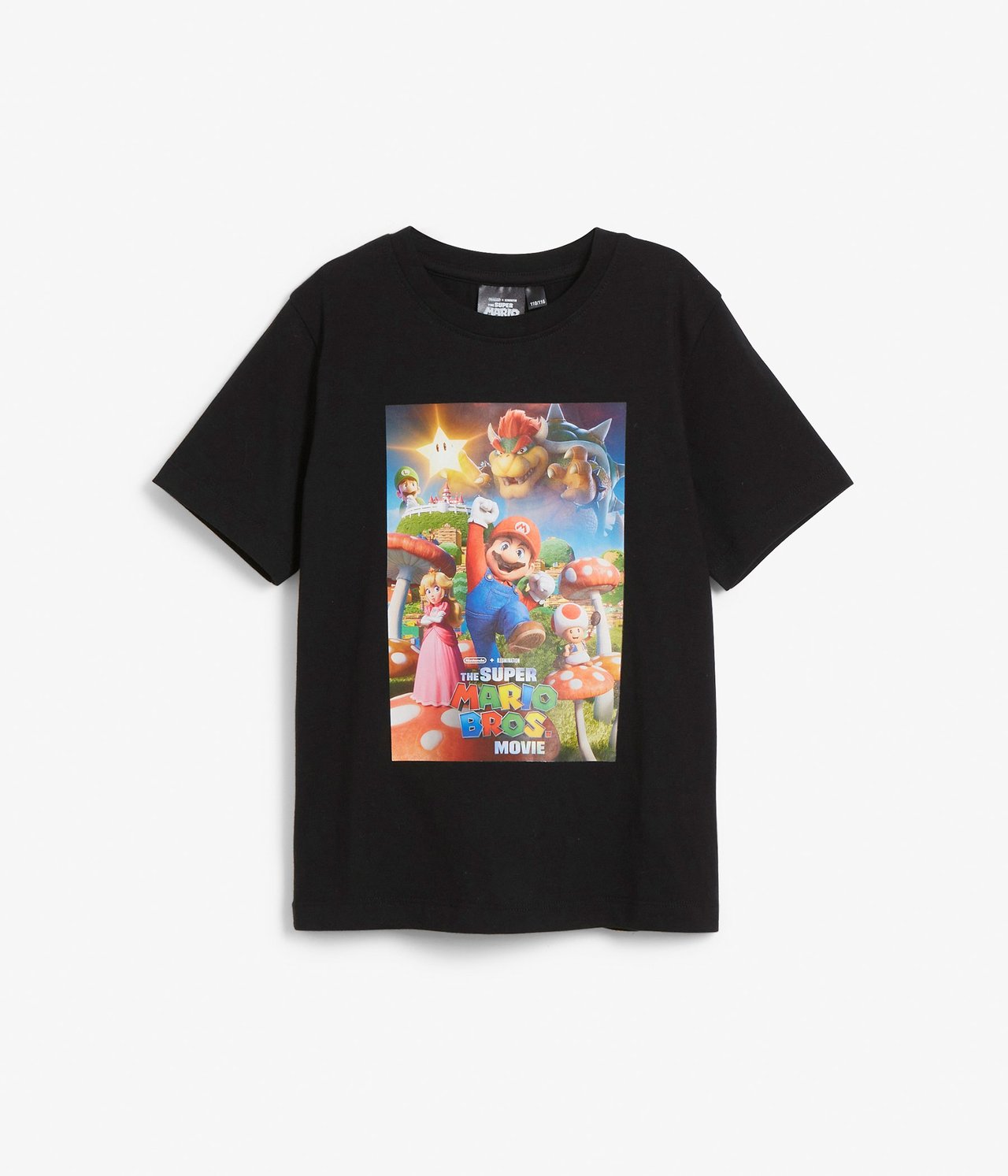 T-skjorte Super Mario Svart - null - 1