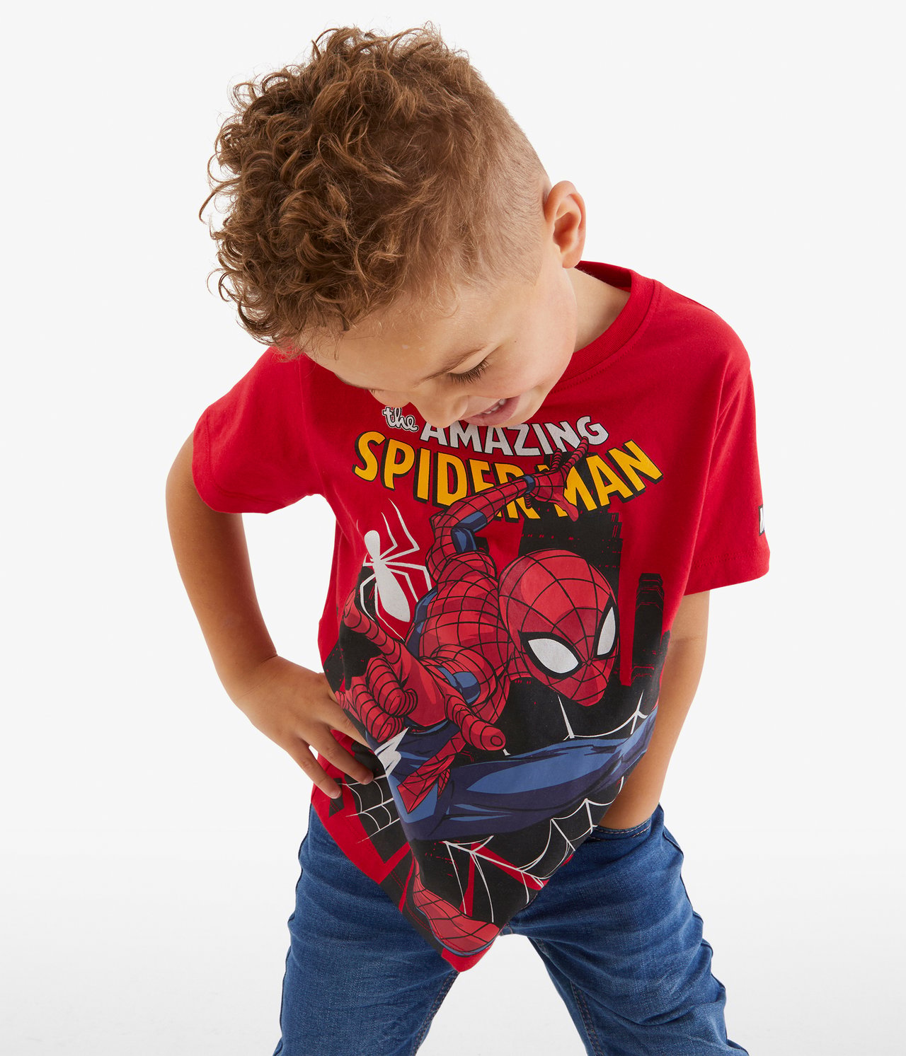 T-shirt Spiderman - Röd - 2