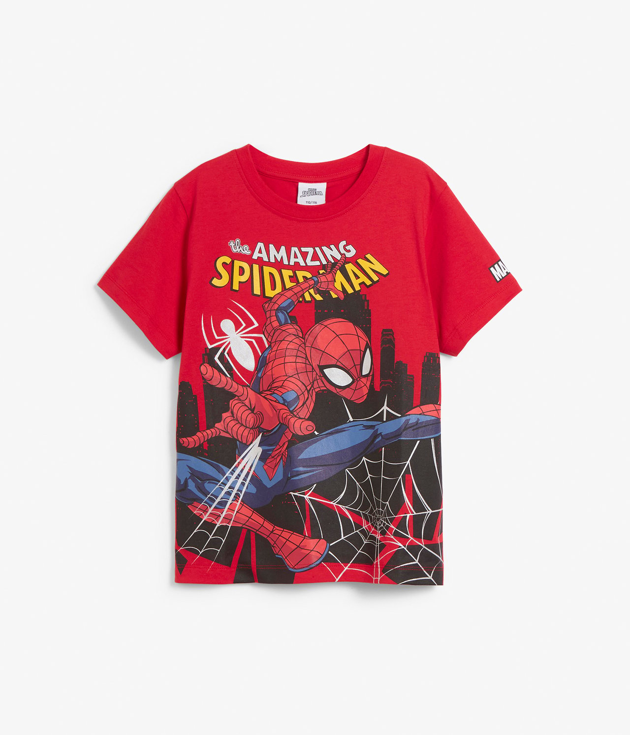 T-shirt Spiderman - Röd - 4