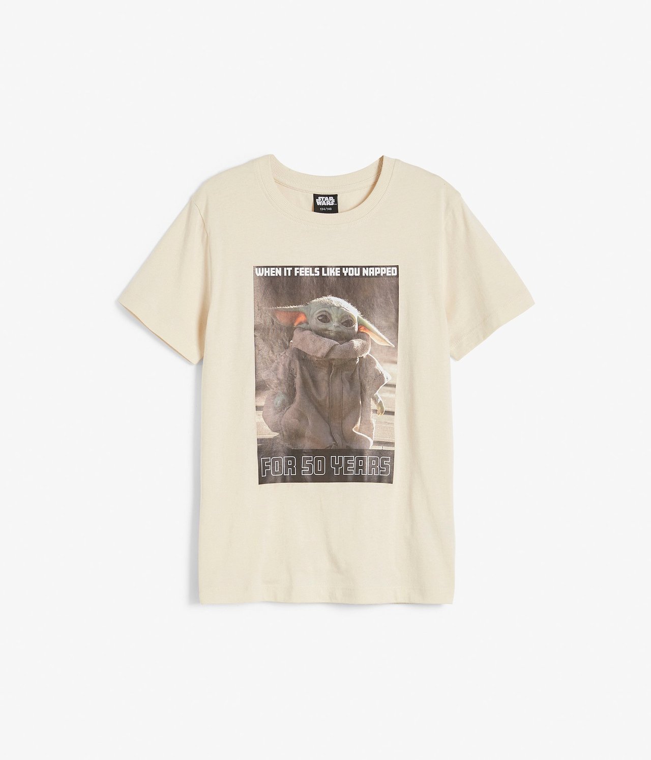 T-shirt Baby Yoda Ljusbeige - null - 0