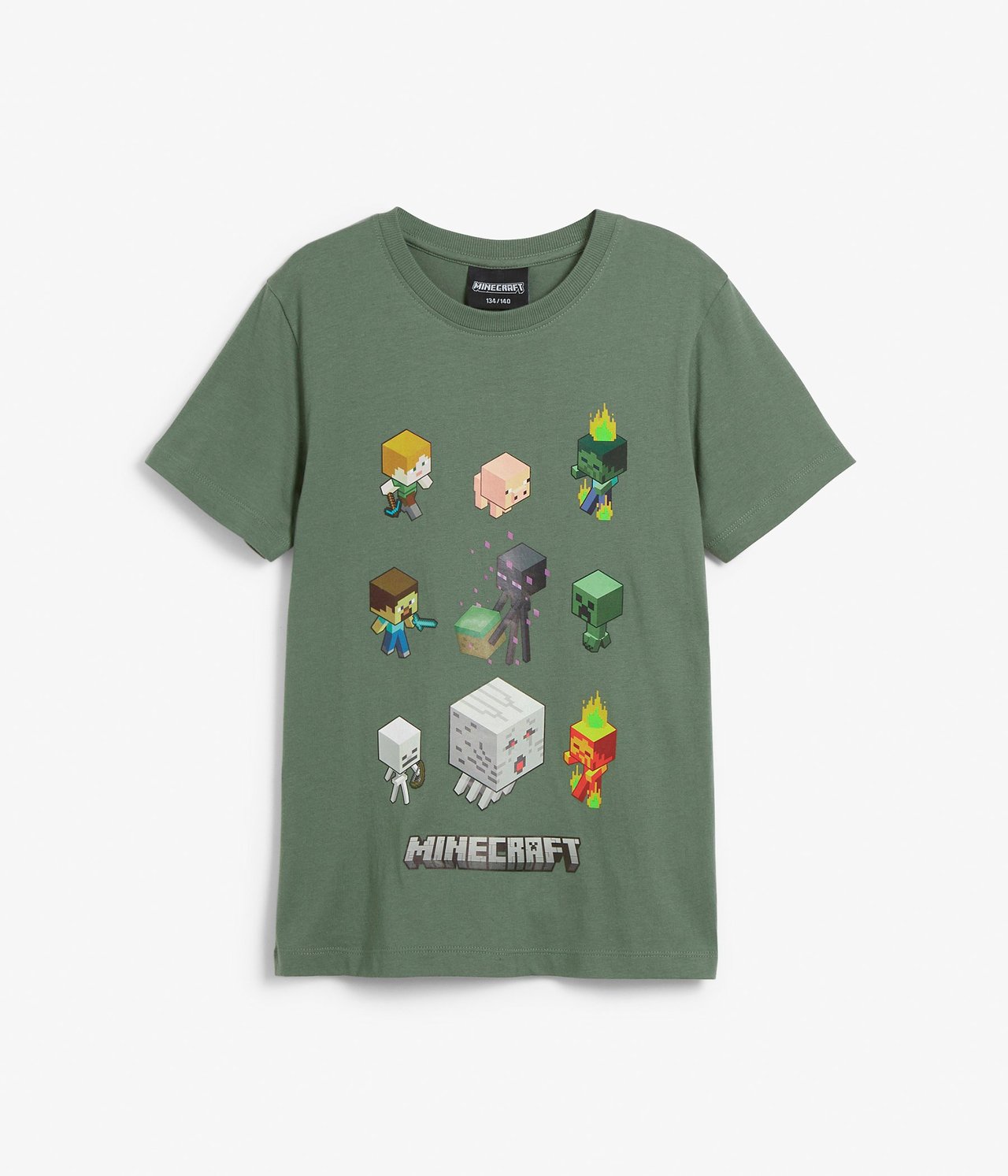T-shirt Minecraft Grön - null - 1