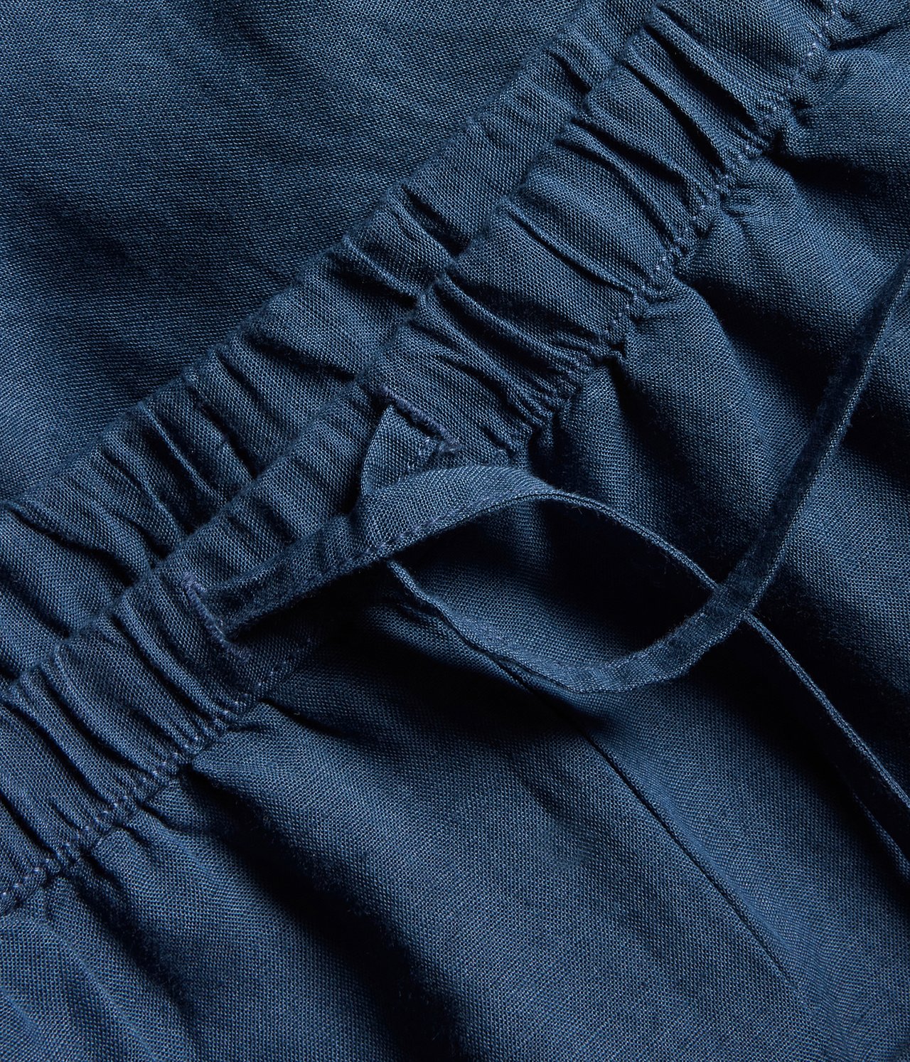 Spodnie z mieszanki lnu - Niebieski - 5