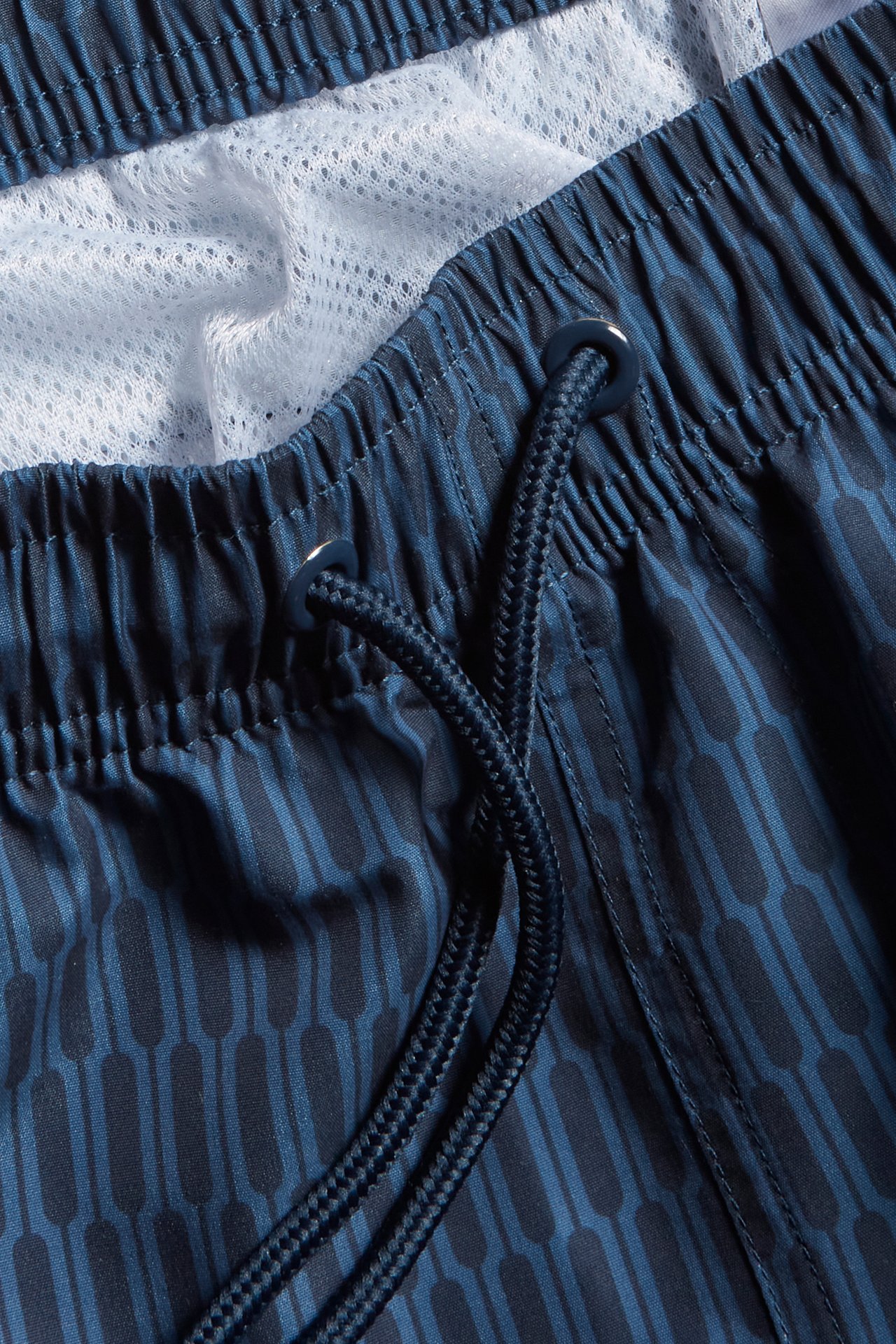 Mønstret badeshorts - Mørkeblå - 3