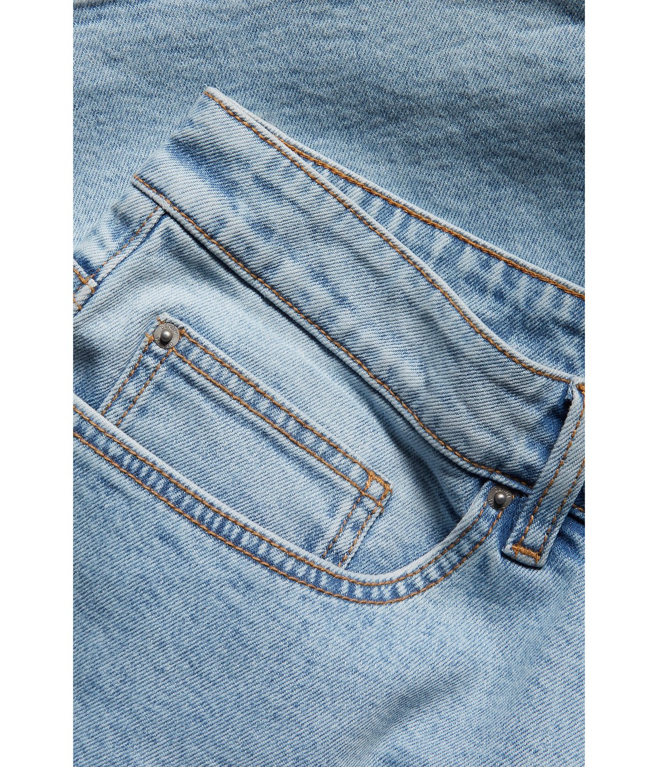 Farkkushortsit - Vaalea denim - 4