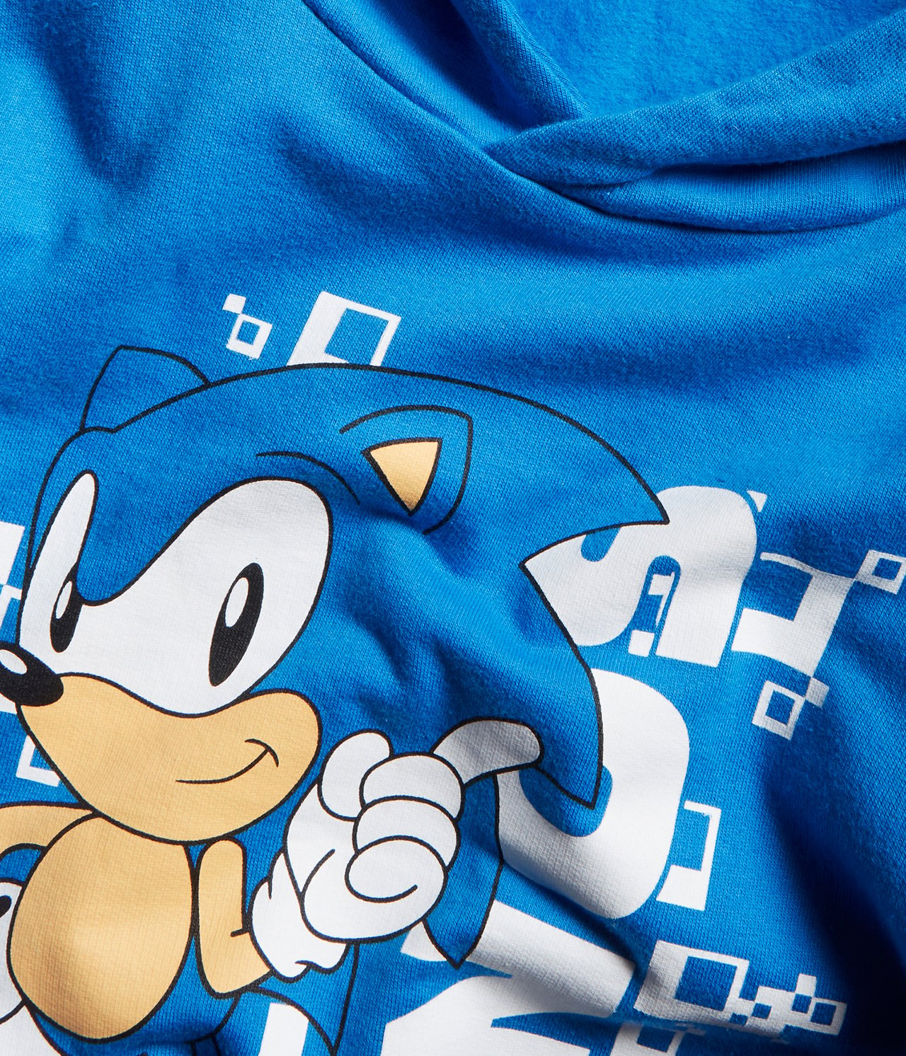 Bluza z kapturem, Sonic - Niebieski - 1