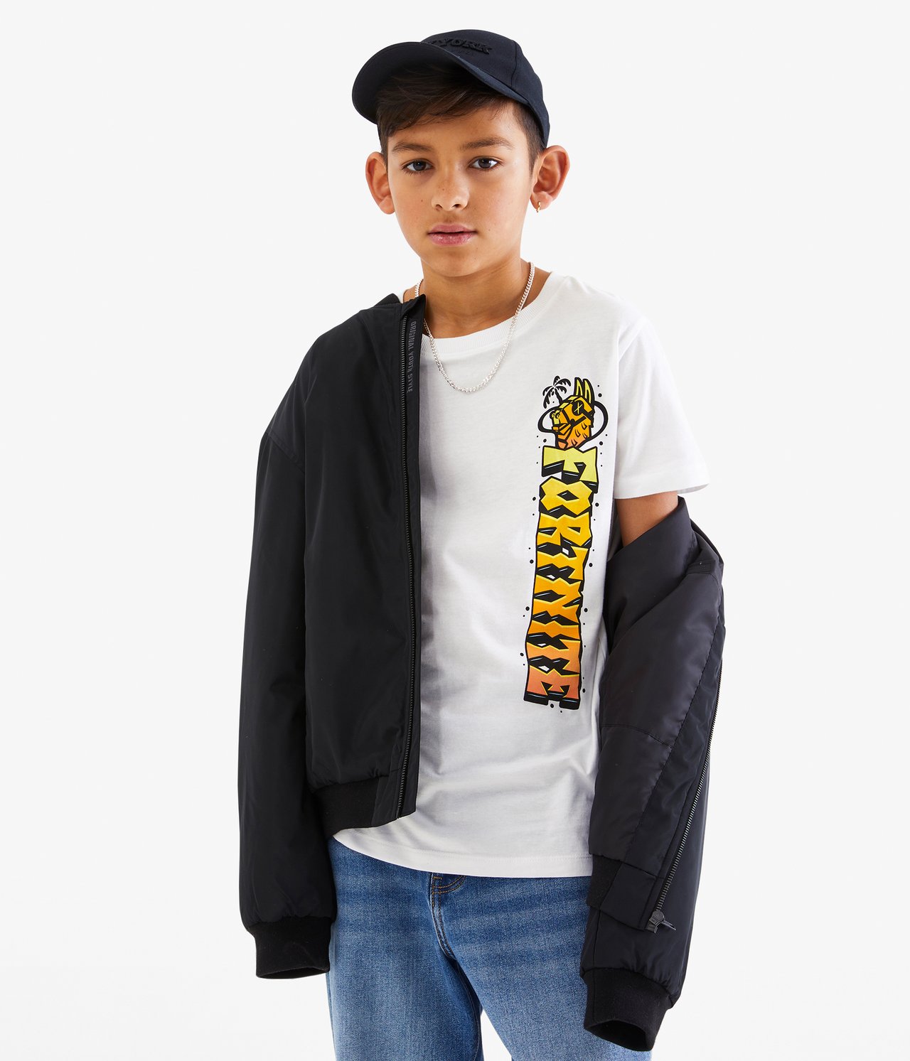 T-skjorte Fortnite - Offwhite - 4