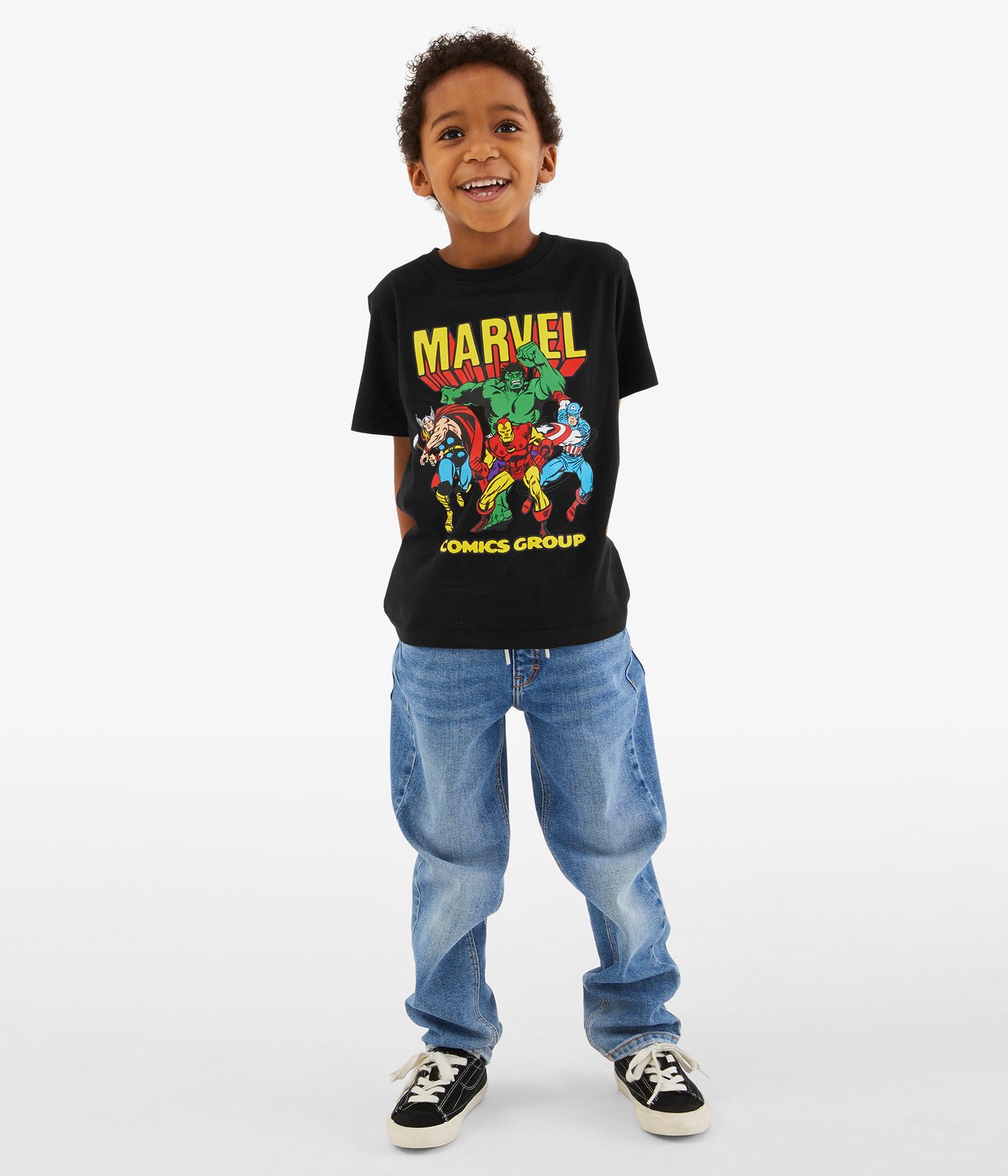 T-skjorte Marvel - Svart - 2