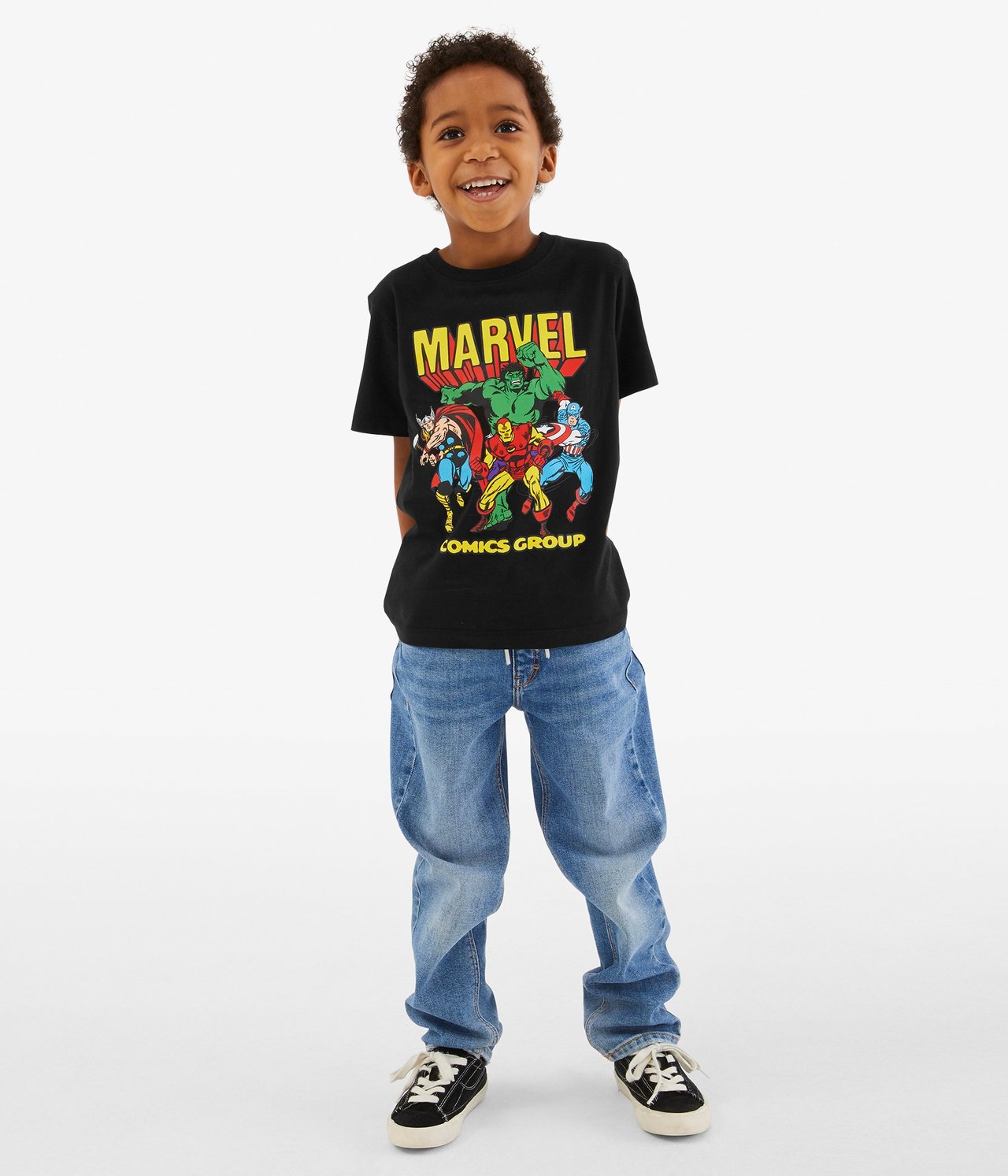 T-skjorte Marvel Svart - null - 2