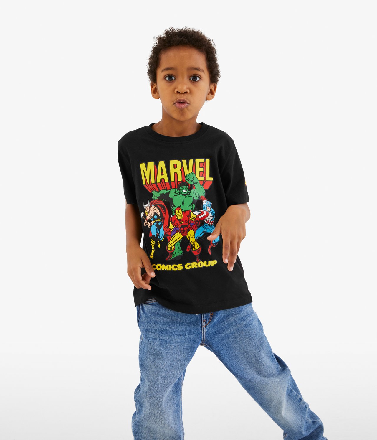 T-skjorte Marvel - Svart - 3