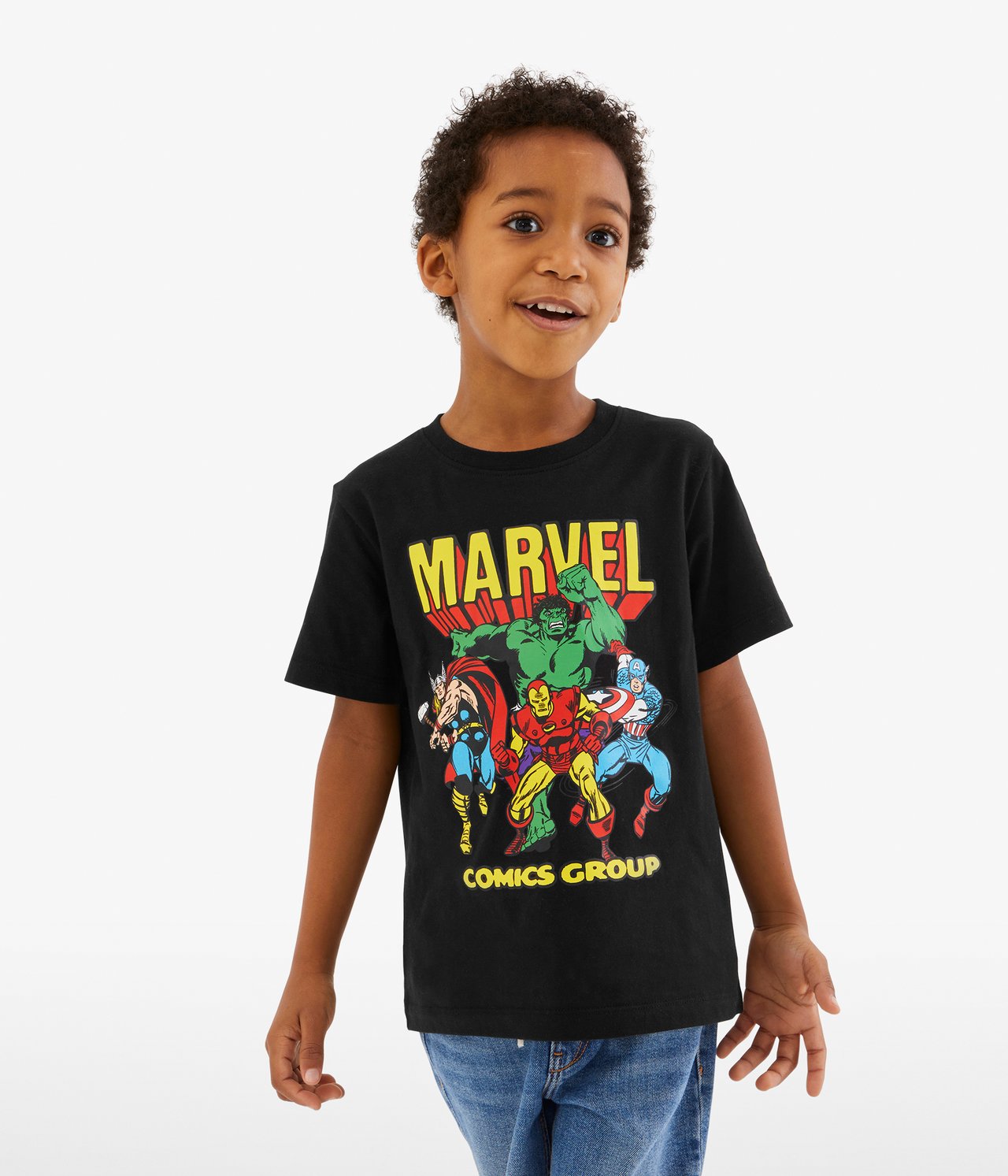 T-skjorte Marvel - Svart - 1
