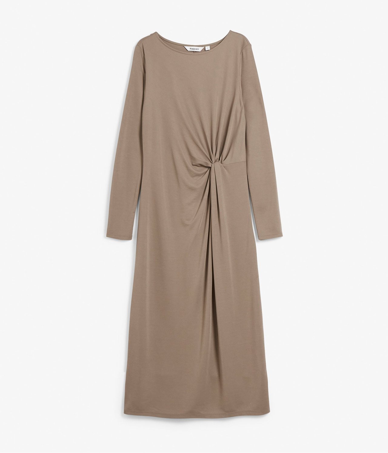 Długa sukienka z trykotu