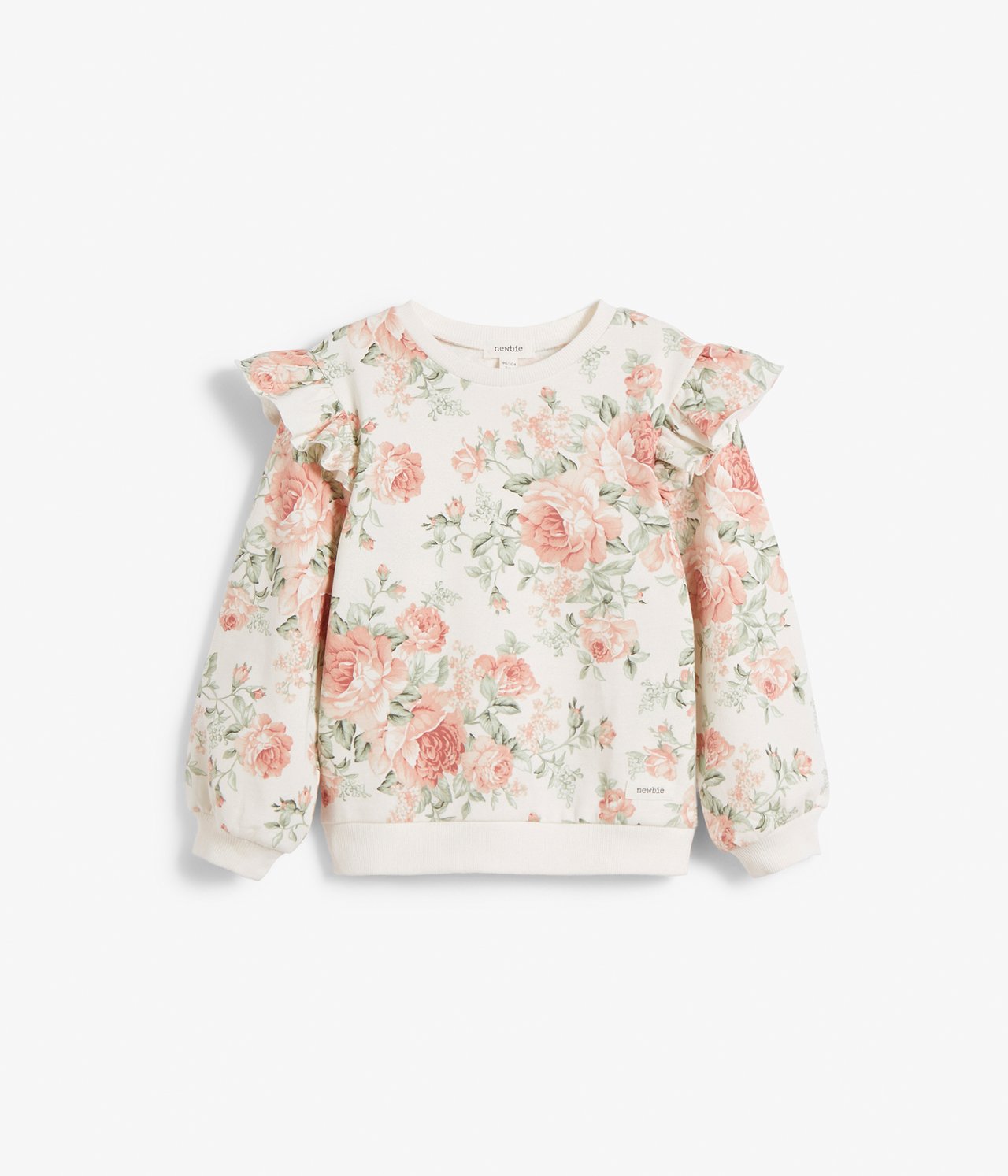 Bluza w kwiaty - Offwhite - 2