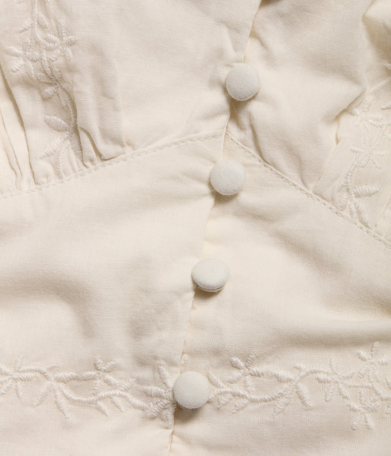 Sukienka z haftem Newbie Woman - Offwhite - 9