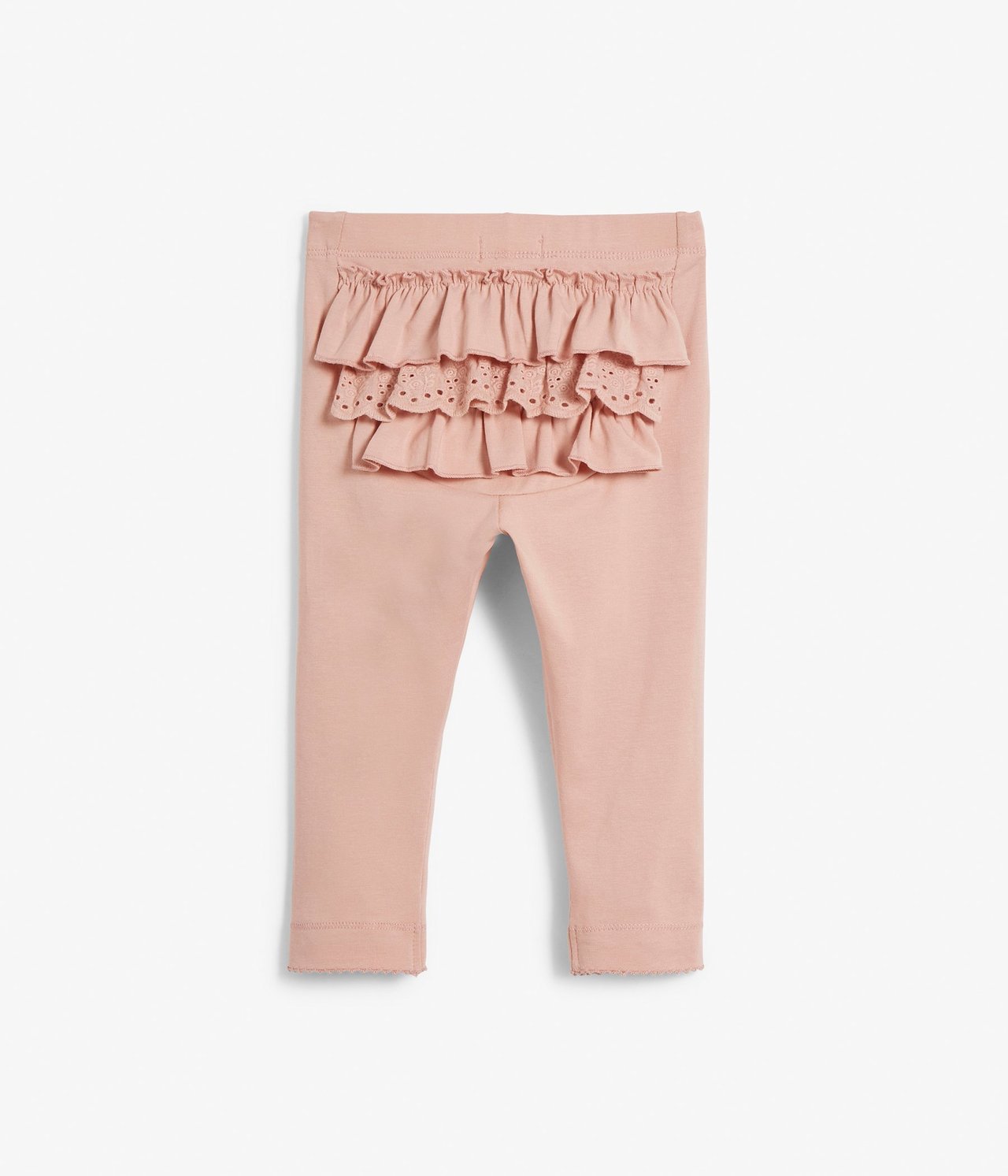 Vauvojen leggingsit, joissa on röyhelöt - Pinkki - 2