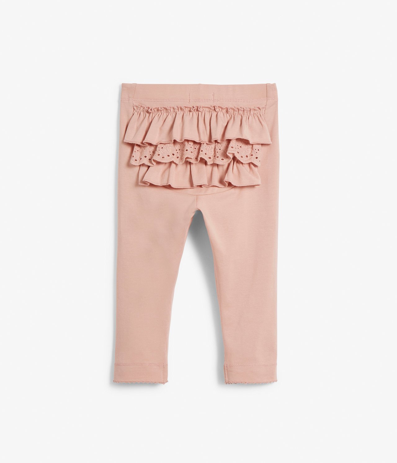 Legginsy z falbankami, dla niemowląt - Różowy - 2