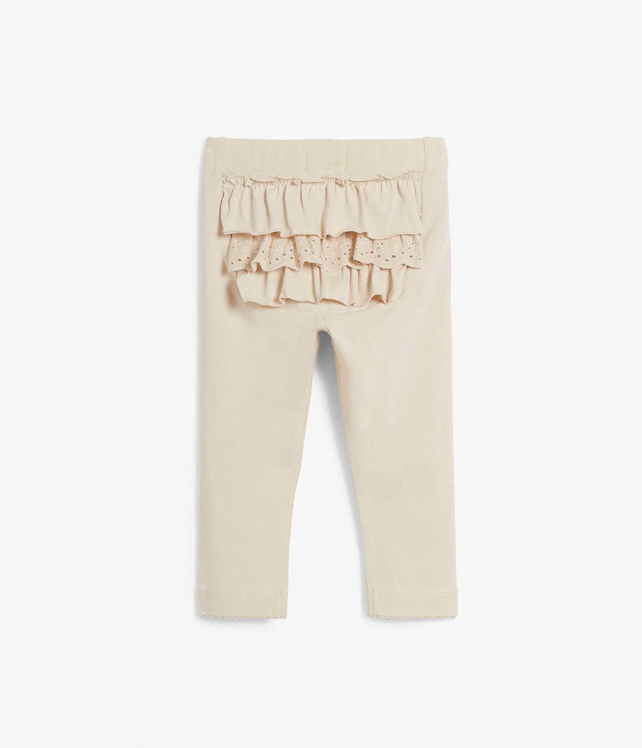 Vauvojen leggingsit, joissa on röyhelöt Beige - null - 0