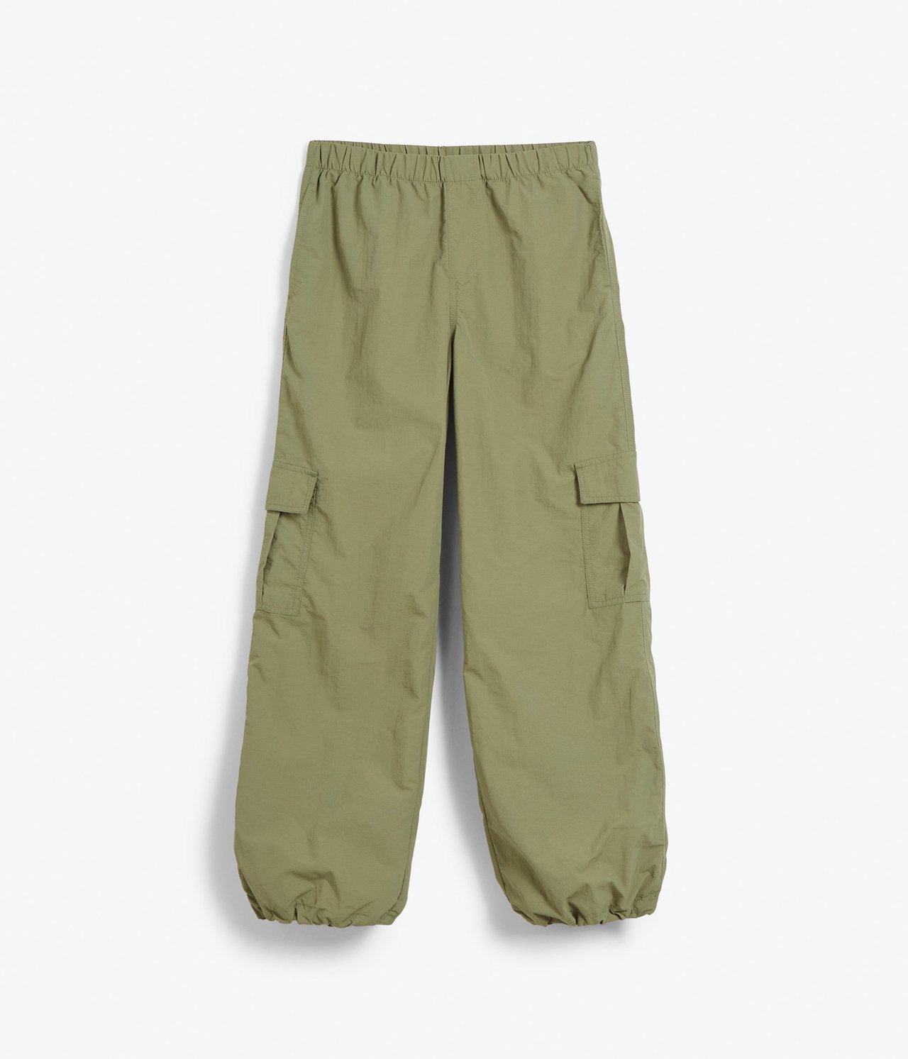 Parachute-bukse Mørkegrønn - null - 1