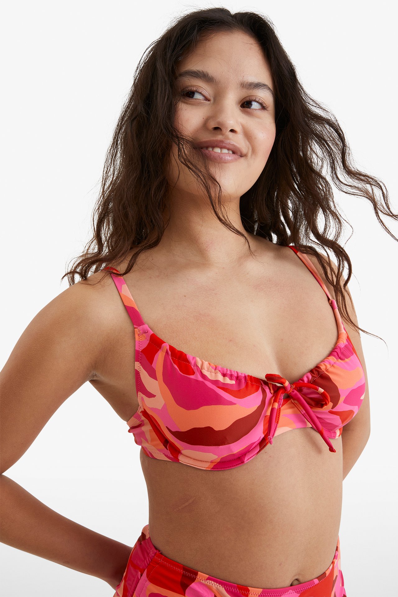 Stanik od bikini - Różowy - 1