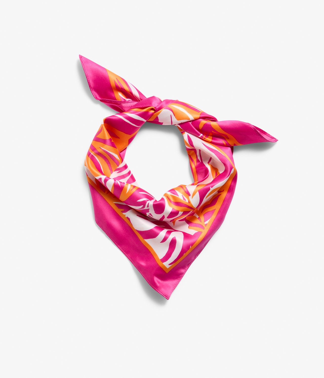 Chusta we wzory - Ciemnoróżowy - 1