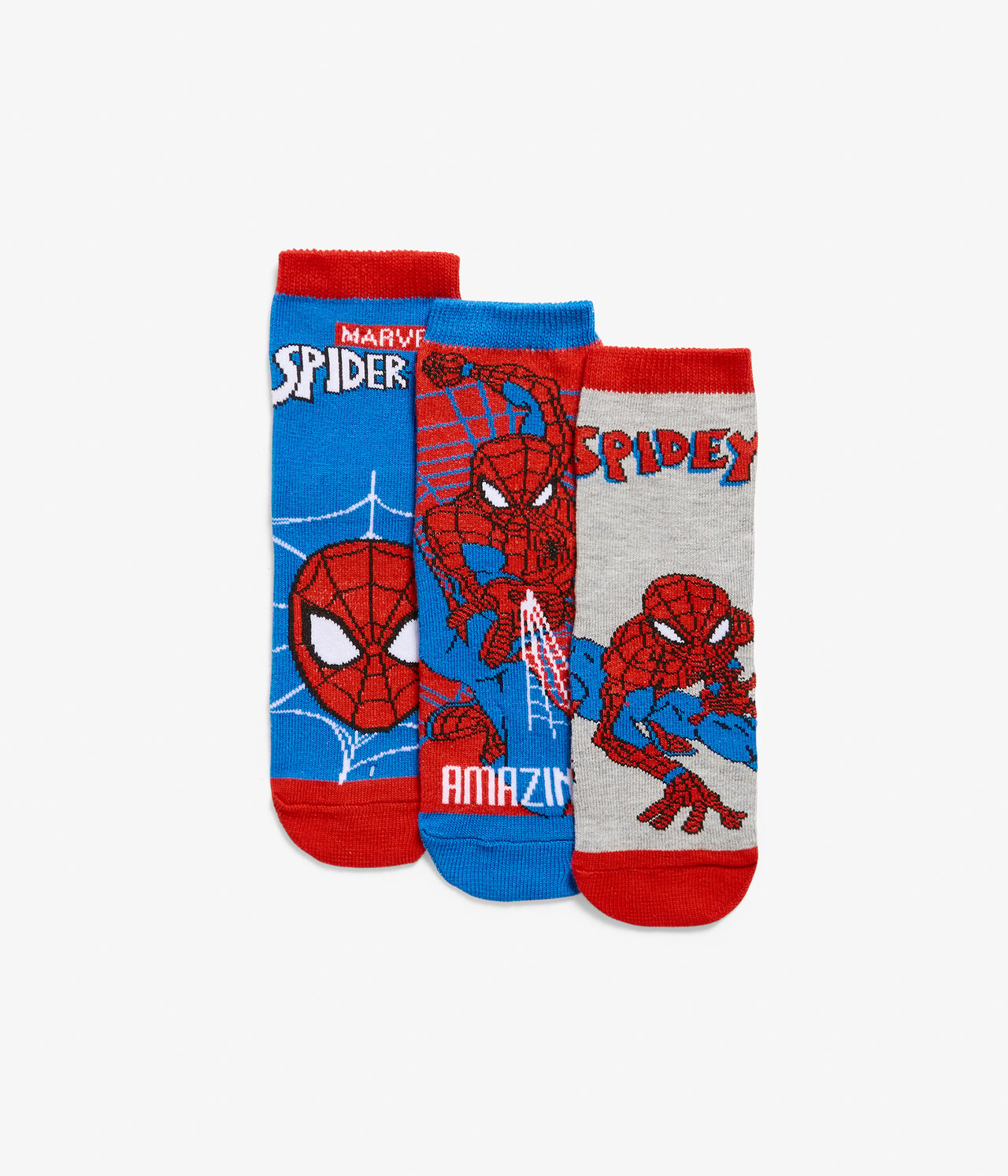 Hämähäkkimies-sukat, 3 parin pakkaus - Sininen - 1