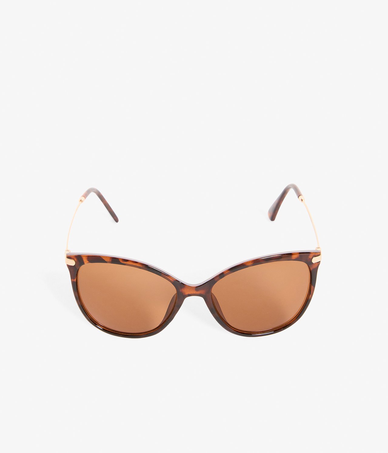 Okulary przeciwsłoneczne damskie - Brązowy - 1