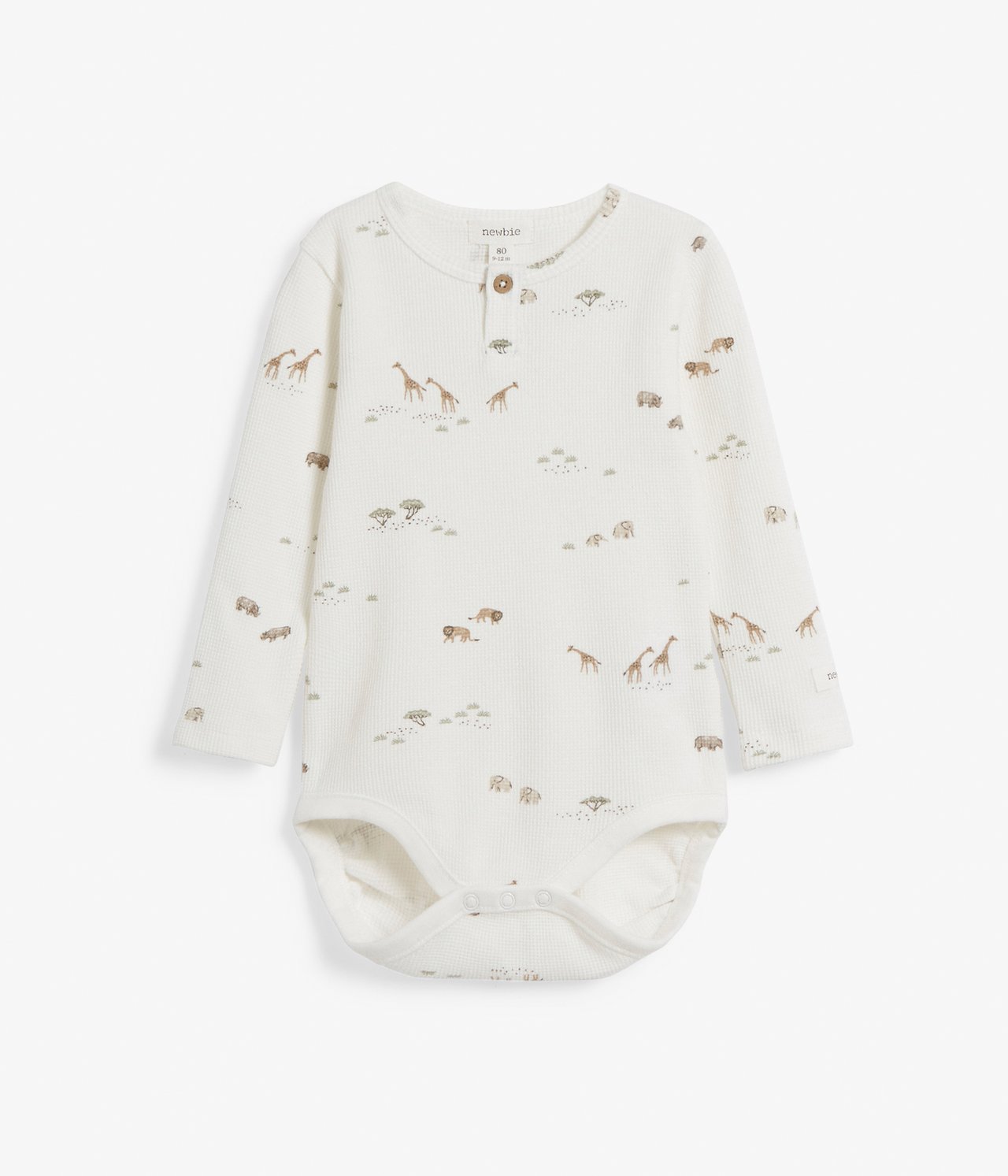 Mönstrad body - Offwhite - 2
