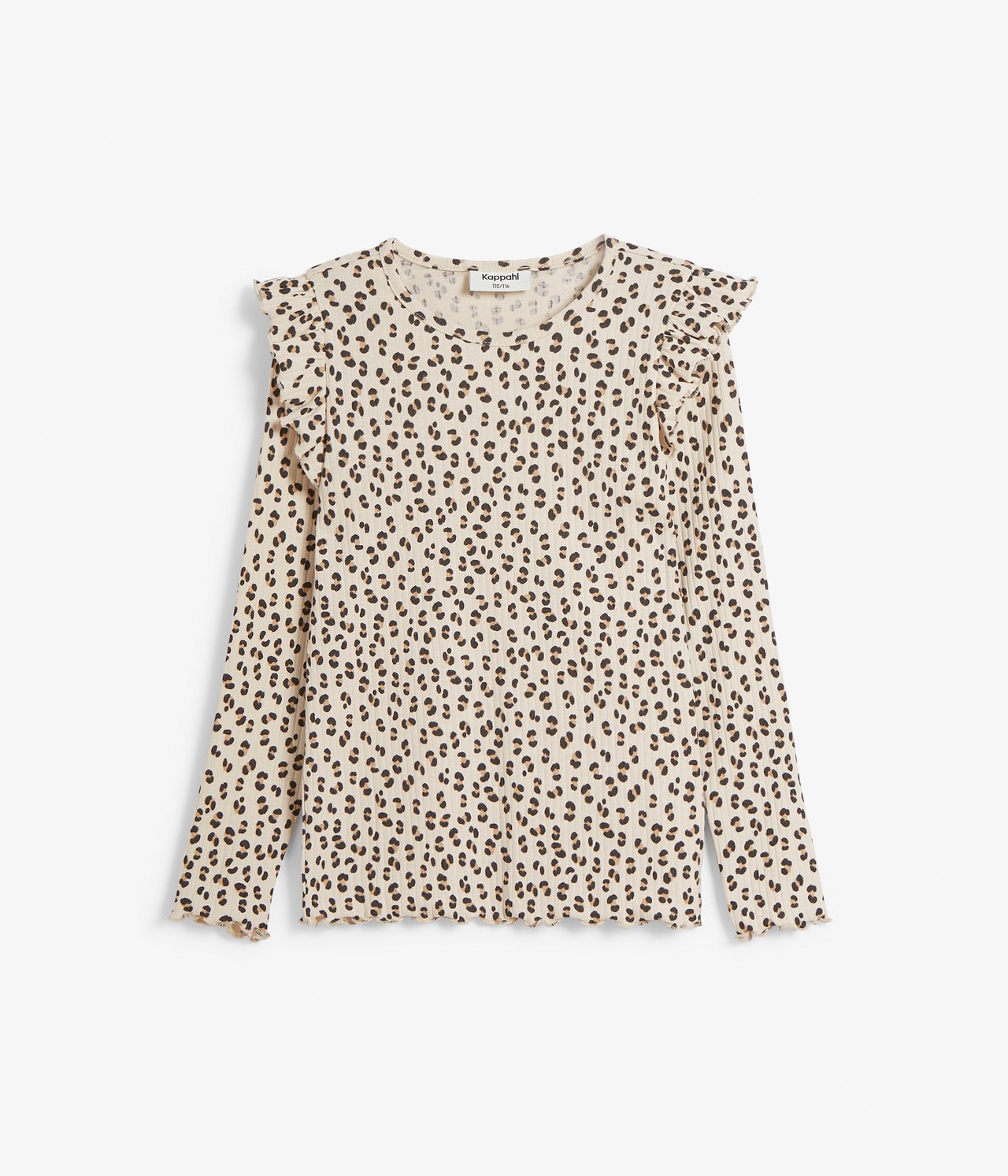 Leopardikuvioinen paita Vaaleanbeige - null - 6