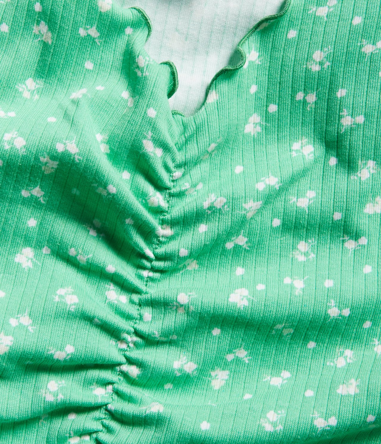 Kukkakuvioinen paita - Vihreä - 6
