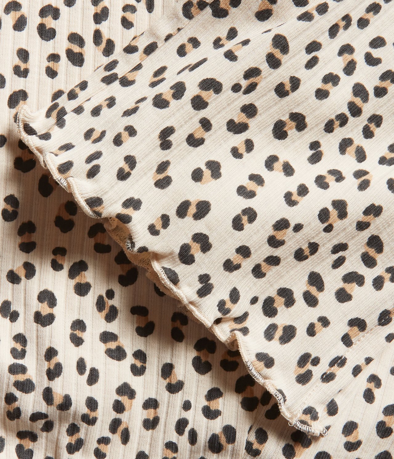 Leopardmönstrade leggings - Ljusbeige - 5