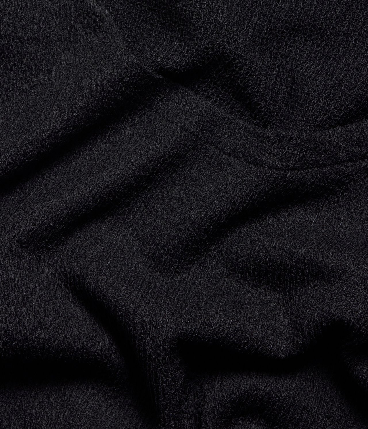 Rypytetty pitkähihainen paita - Musta - 6