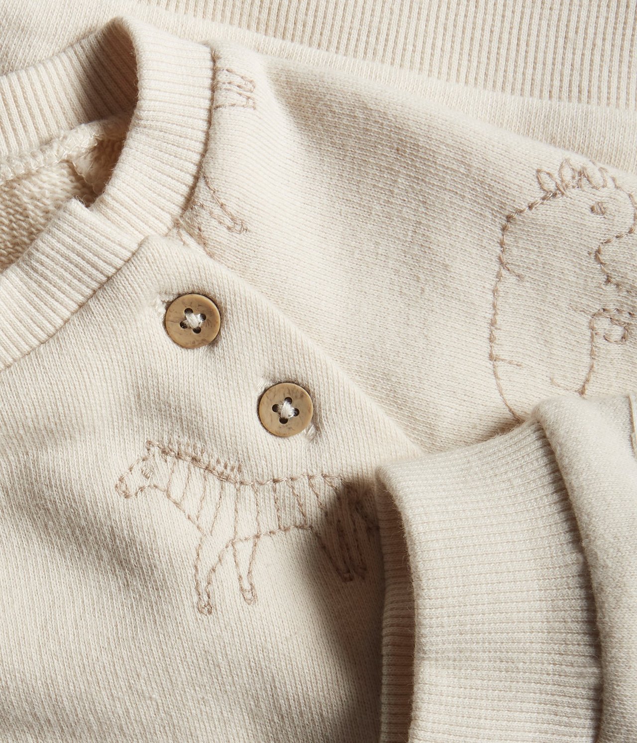 Sweatshirt baby Lys beige - null - 5
