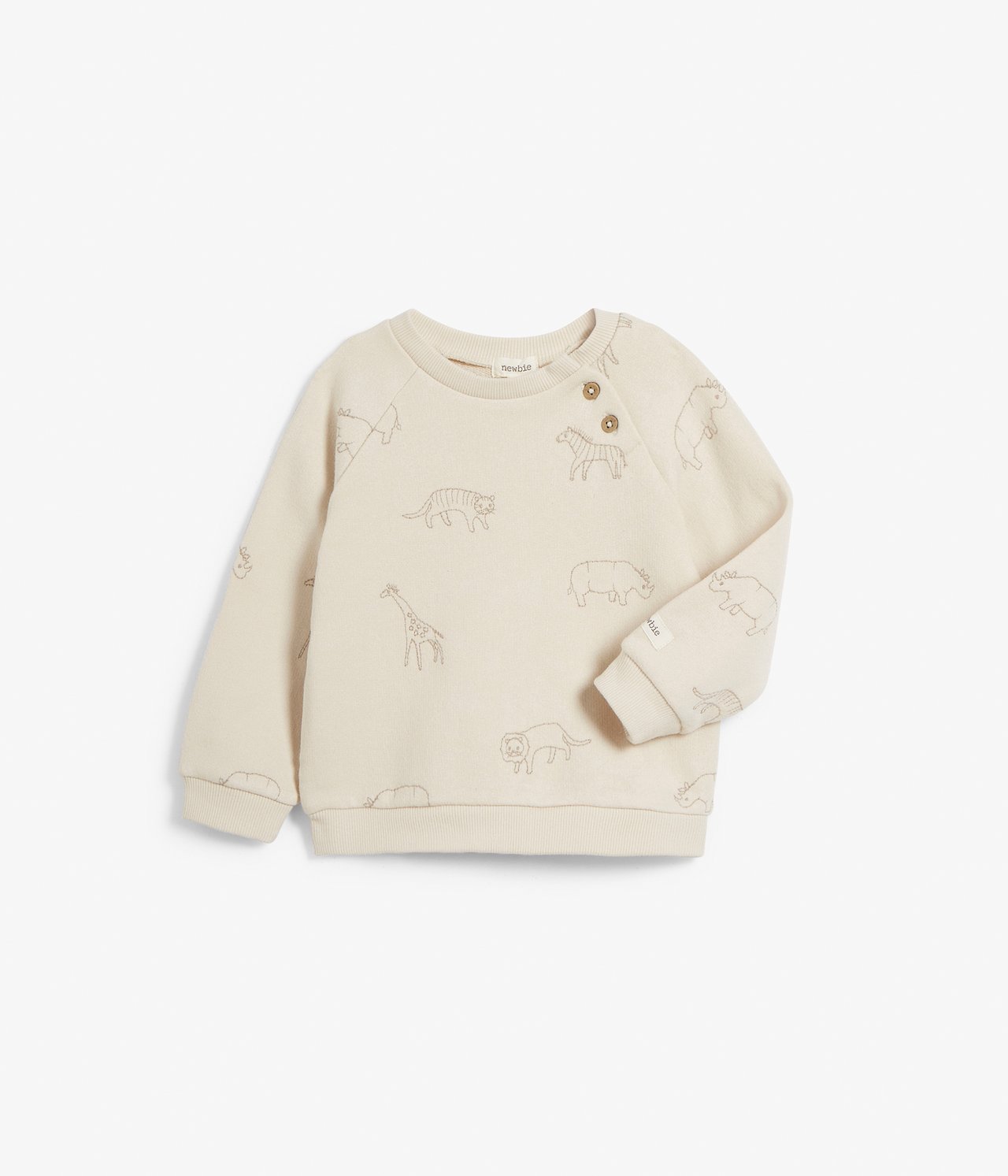 Sweatshirt baby Ljusbeige - null - 5