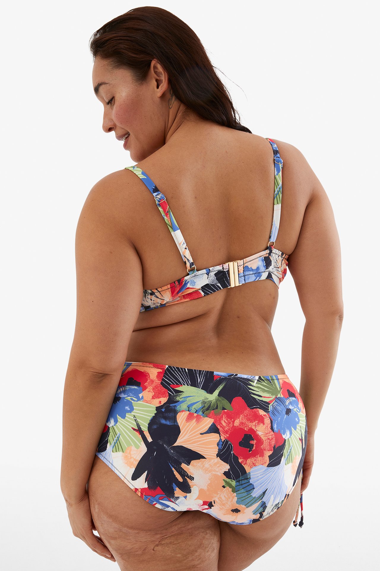 Majtki od bikini, we wzory - Pomarańczowy - 3