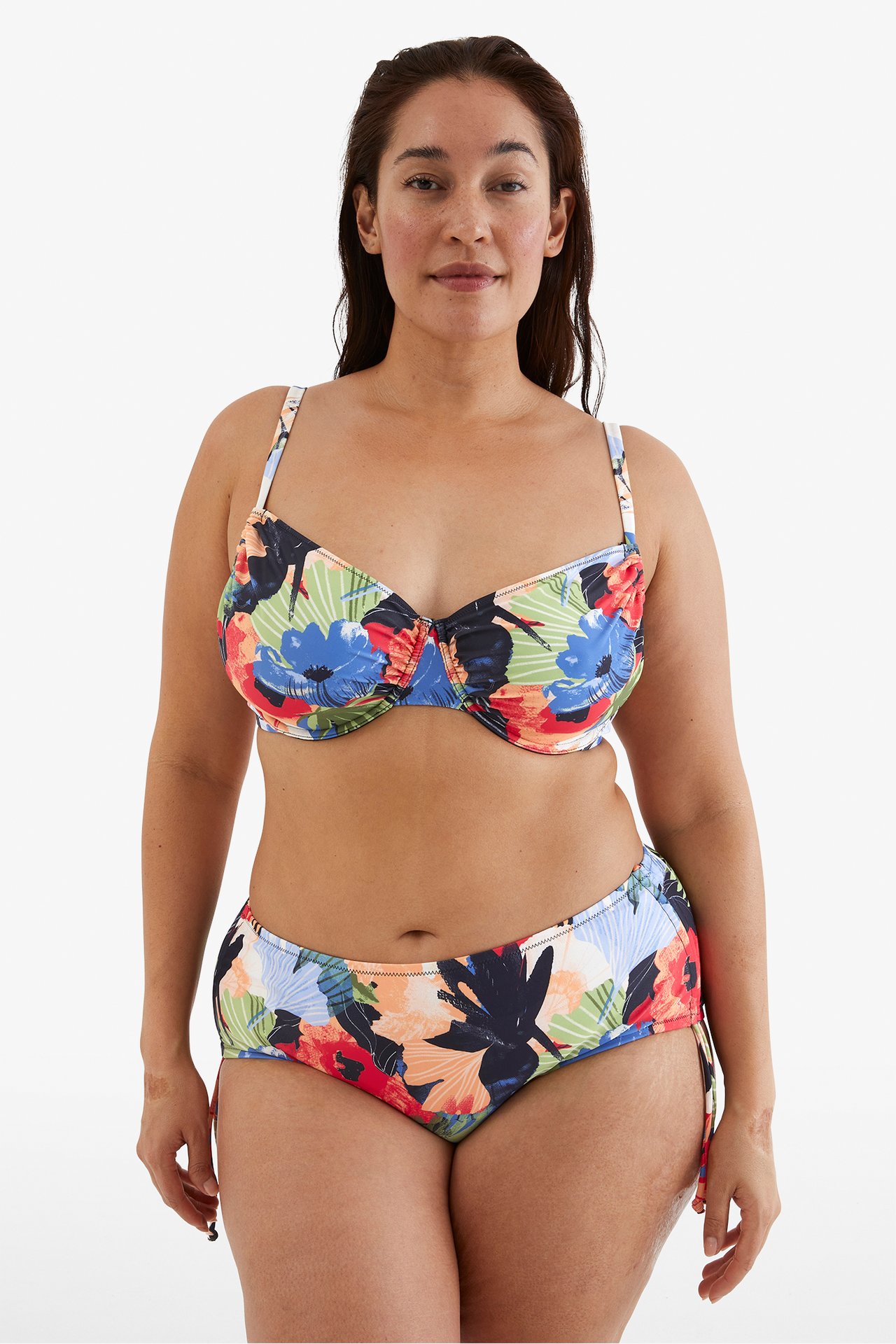 Majtki od bikini, we wzory - Pomarańczowy - 1