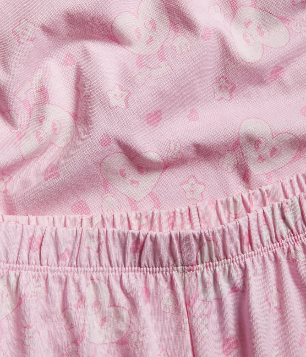 Piżama z krótkimi rękawami - Różowy - 1