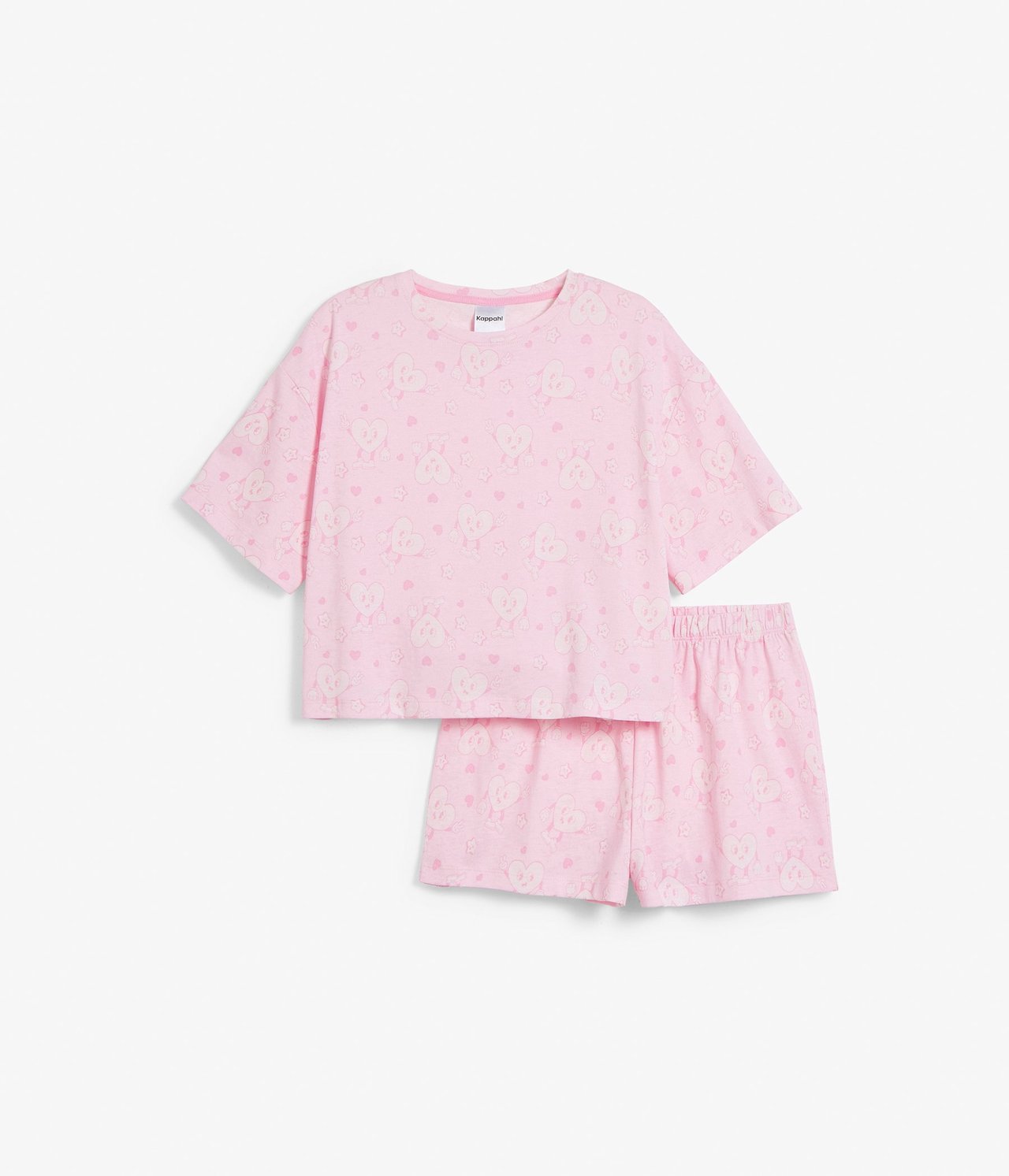 Kortärmad pyjamas Rosa - null - 0