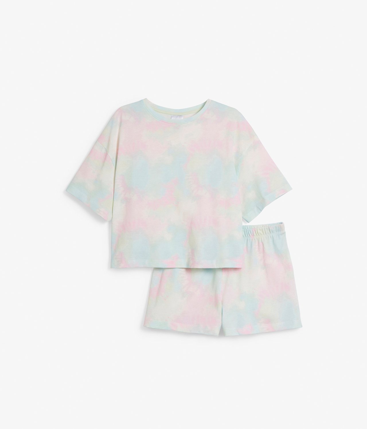 Mønstret pyjamas - Offwhite - 2