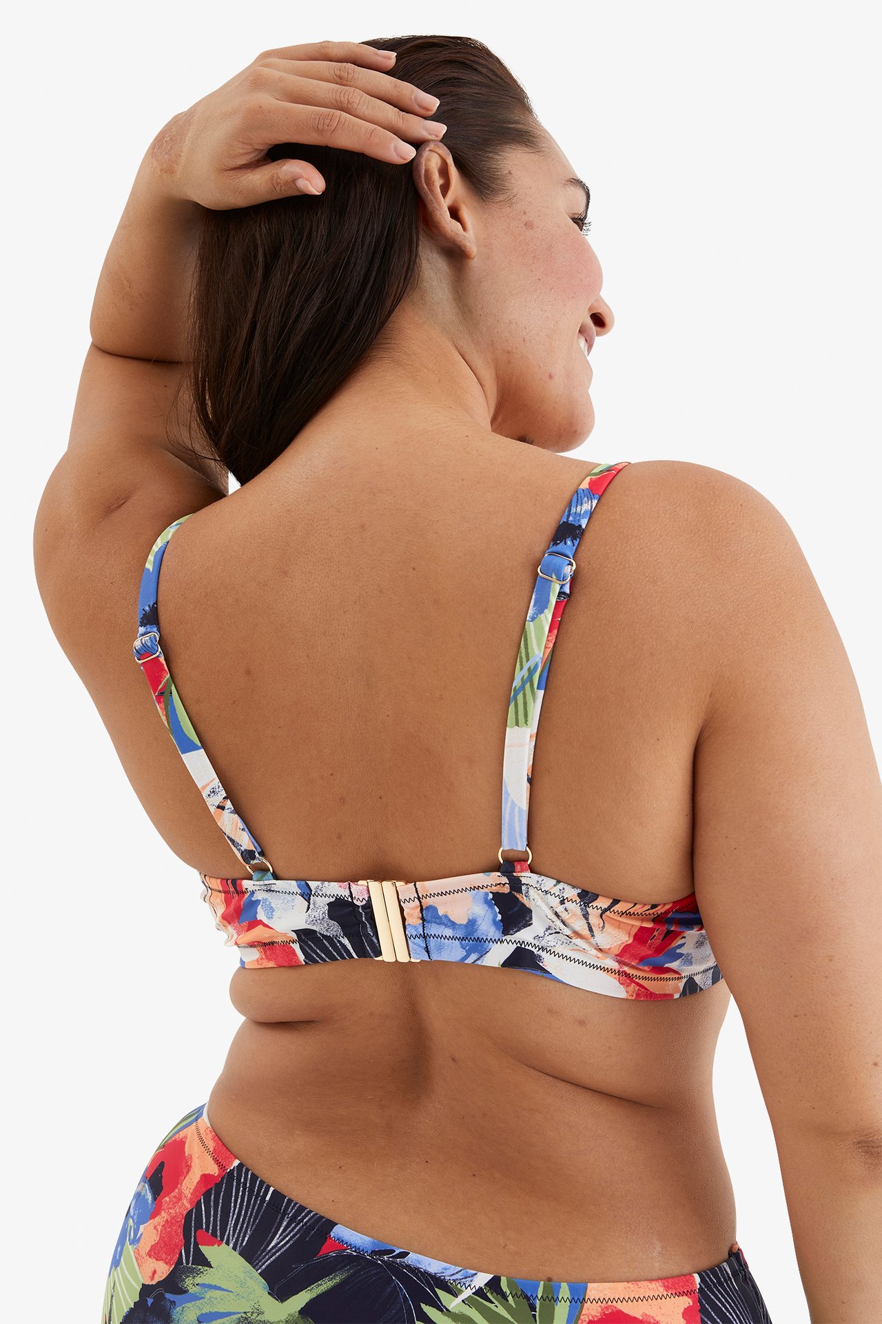 Stanik od bikini we wzory - Pomarańczowy - 4