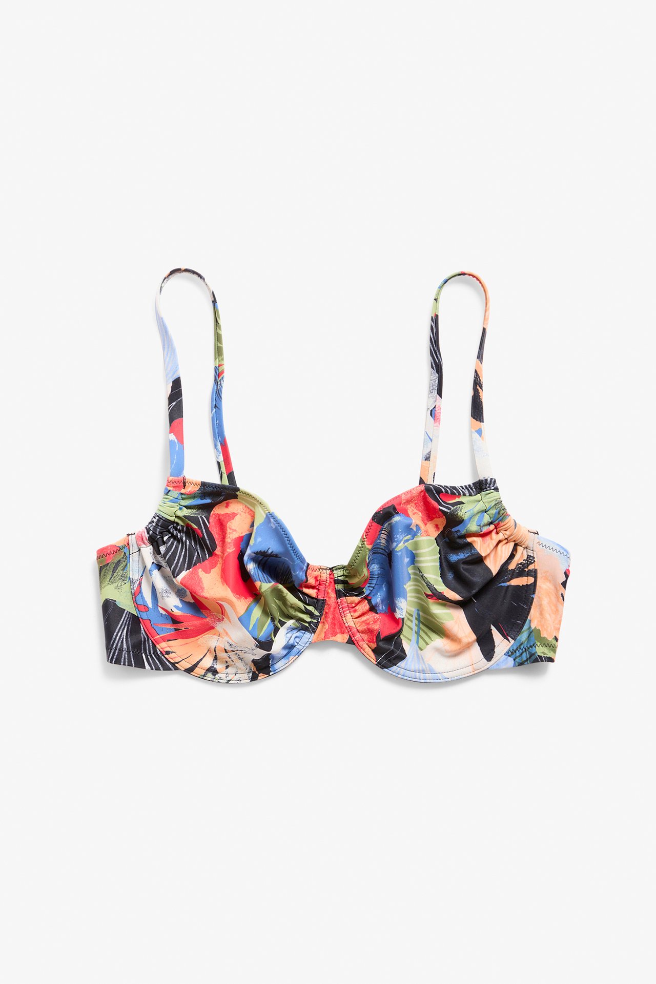 Stanik od bikini we wzory - Pomarańczowy - 6