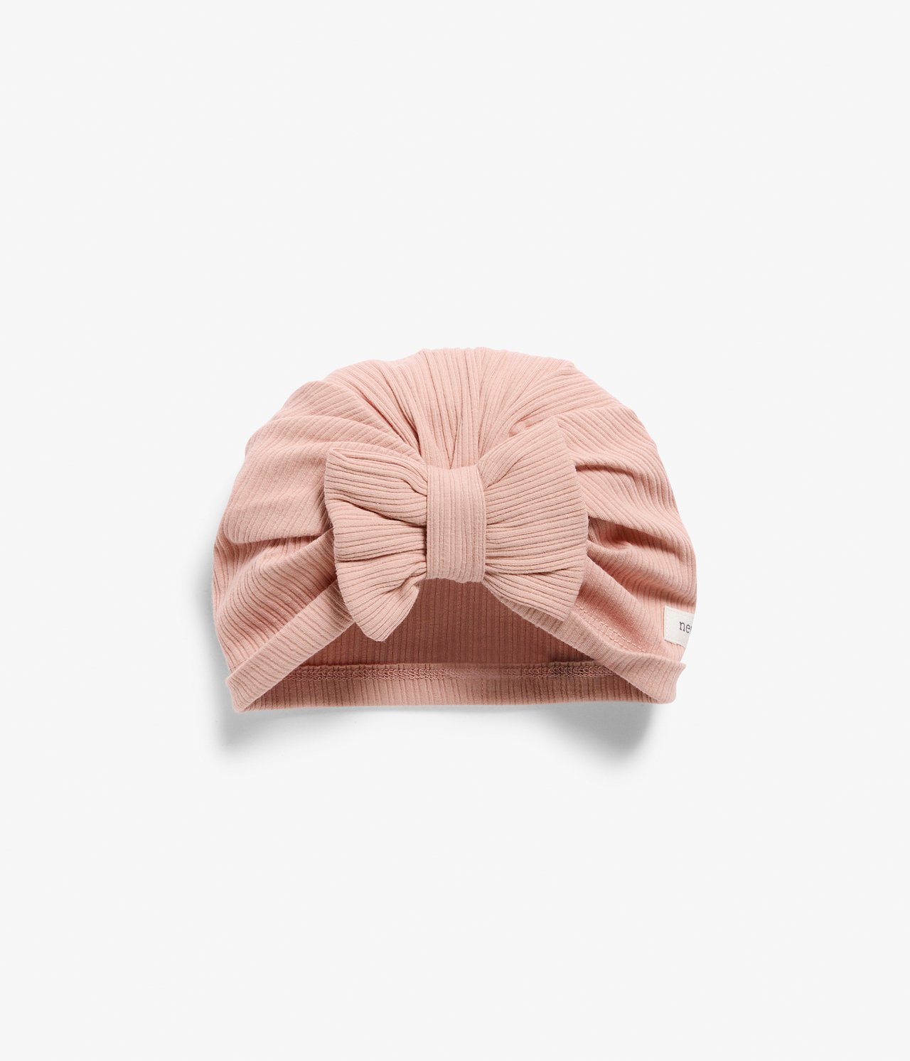 Ribbad mössa - Rosa - 1