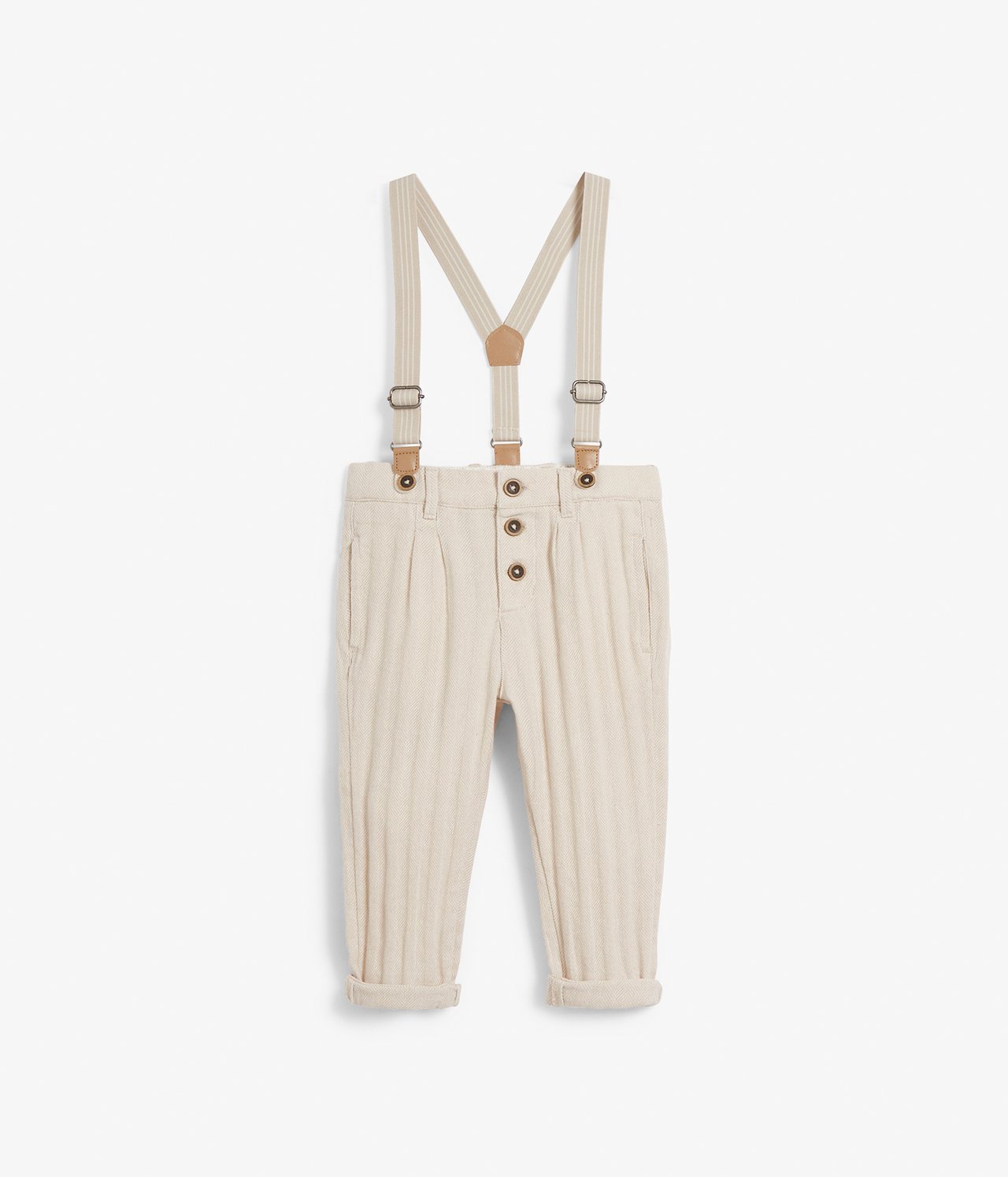 Ogrodniczki dla niemowląt - Offwhite - 3