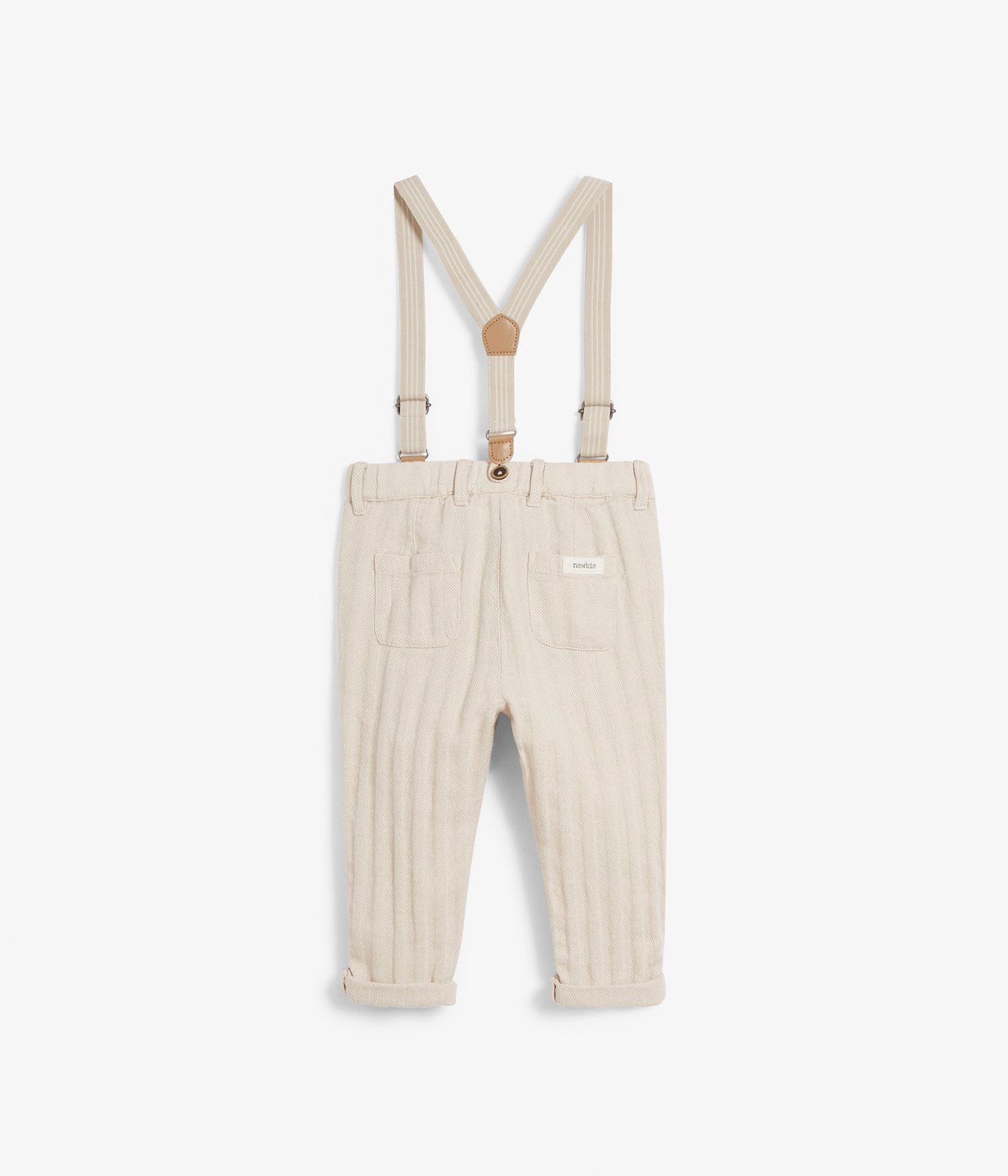 Ogrodniczki dla niemowląt - Offwhite - 4