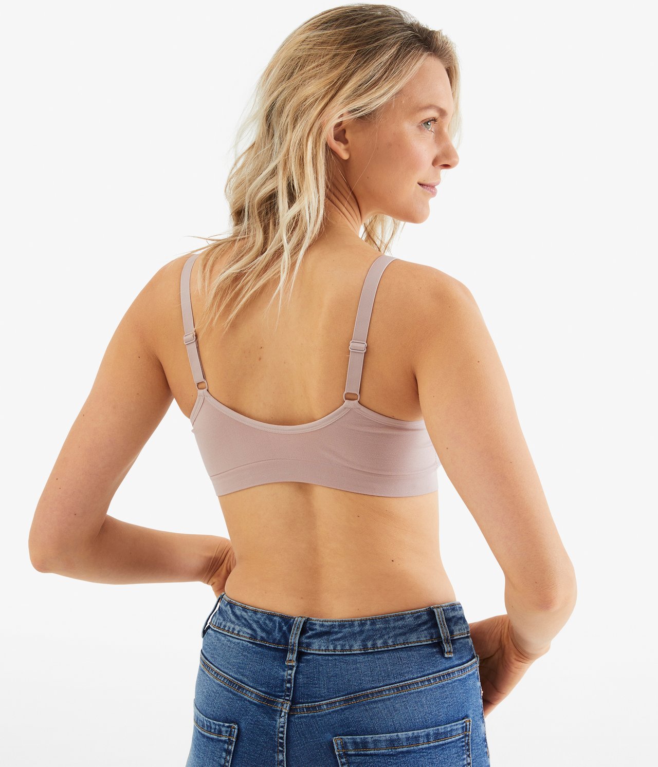 2-pk. bøyleløse BH-er - Rosa - 4