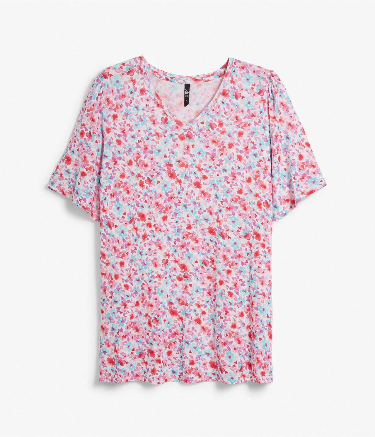 Kukkakuvioinen paita - Pinkki - 5