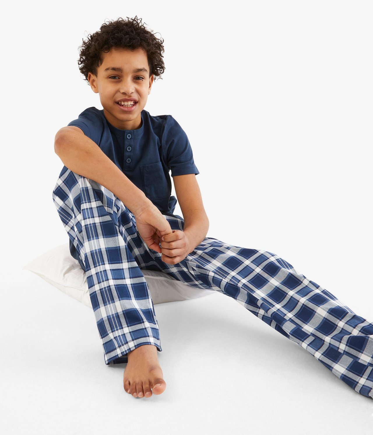 Pyjamasbyxor Mörkblå - null - 0
